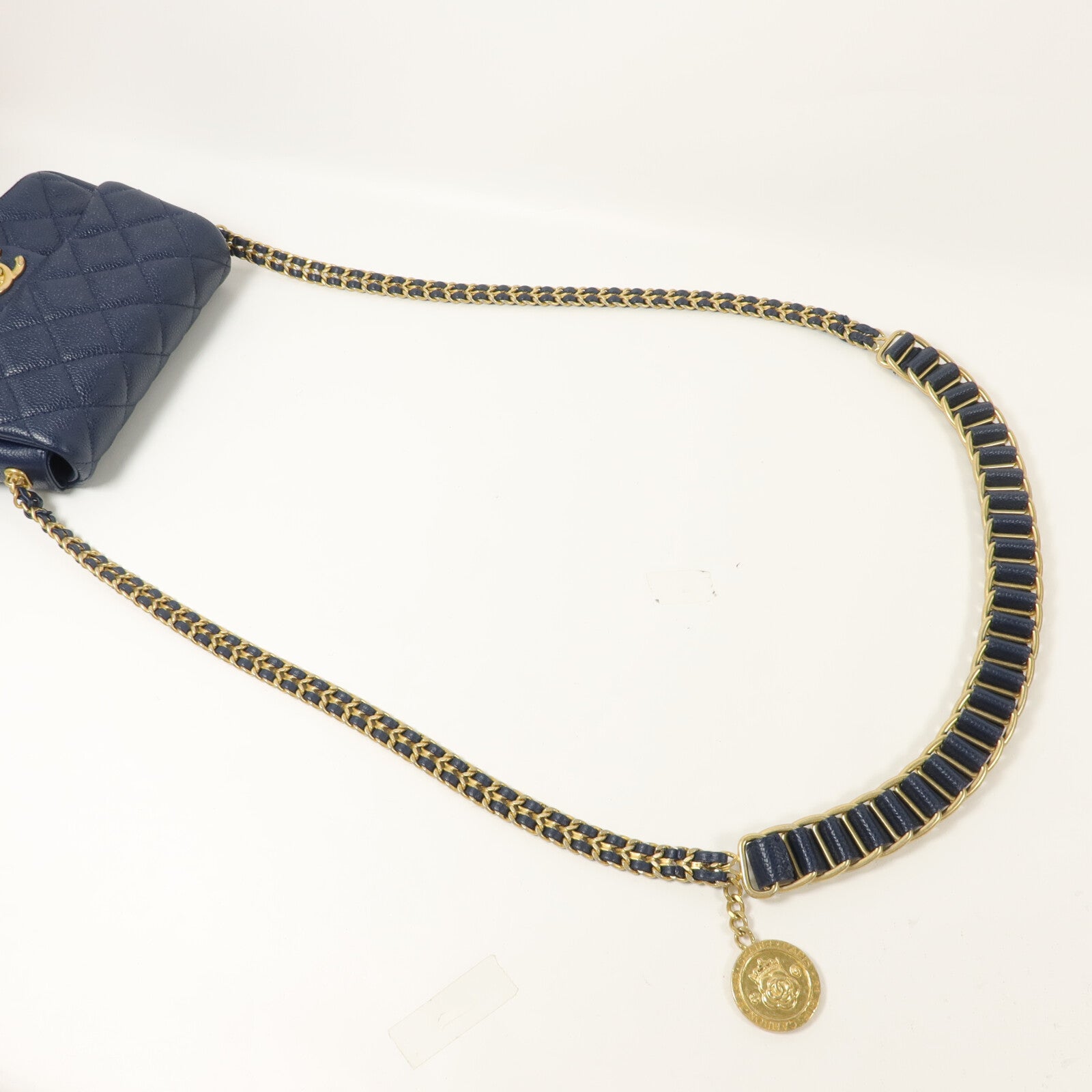CHANEL 牛皮皮革Chain Shoulder鏈帶肩背袋