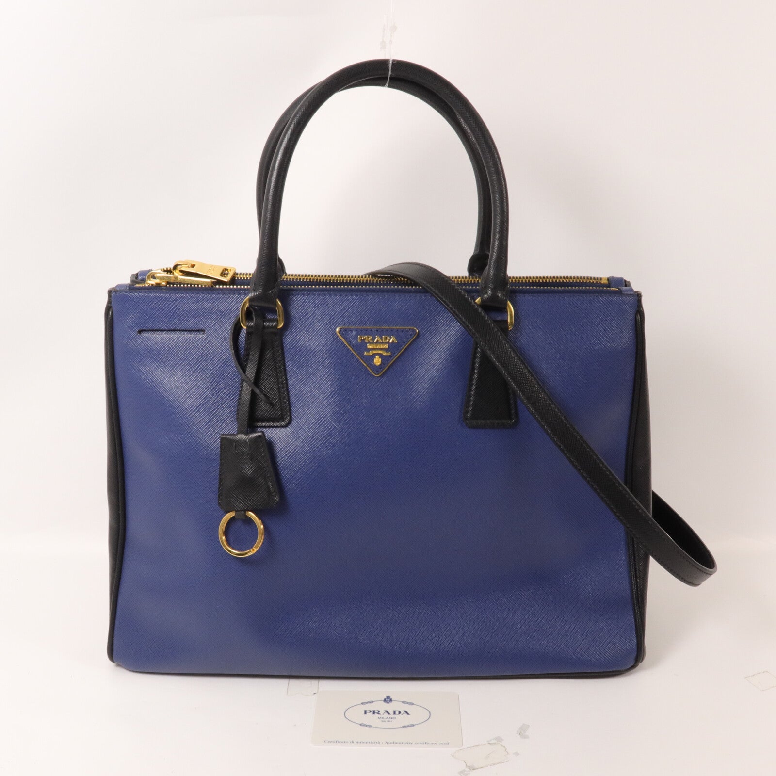 PRADA Saffiano皮革Killer Bag手挽肩背兩用袋