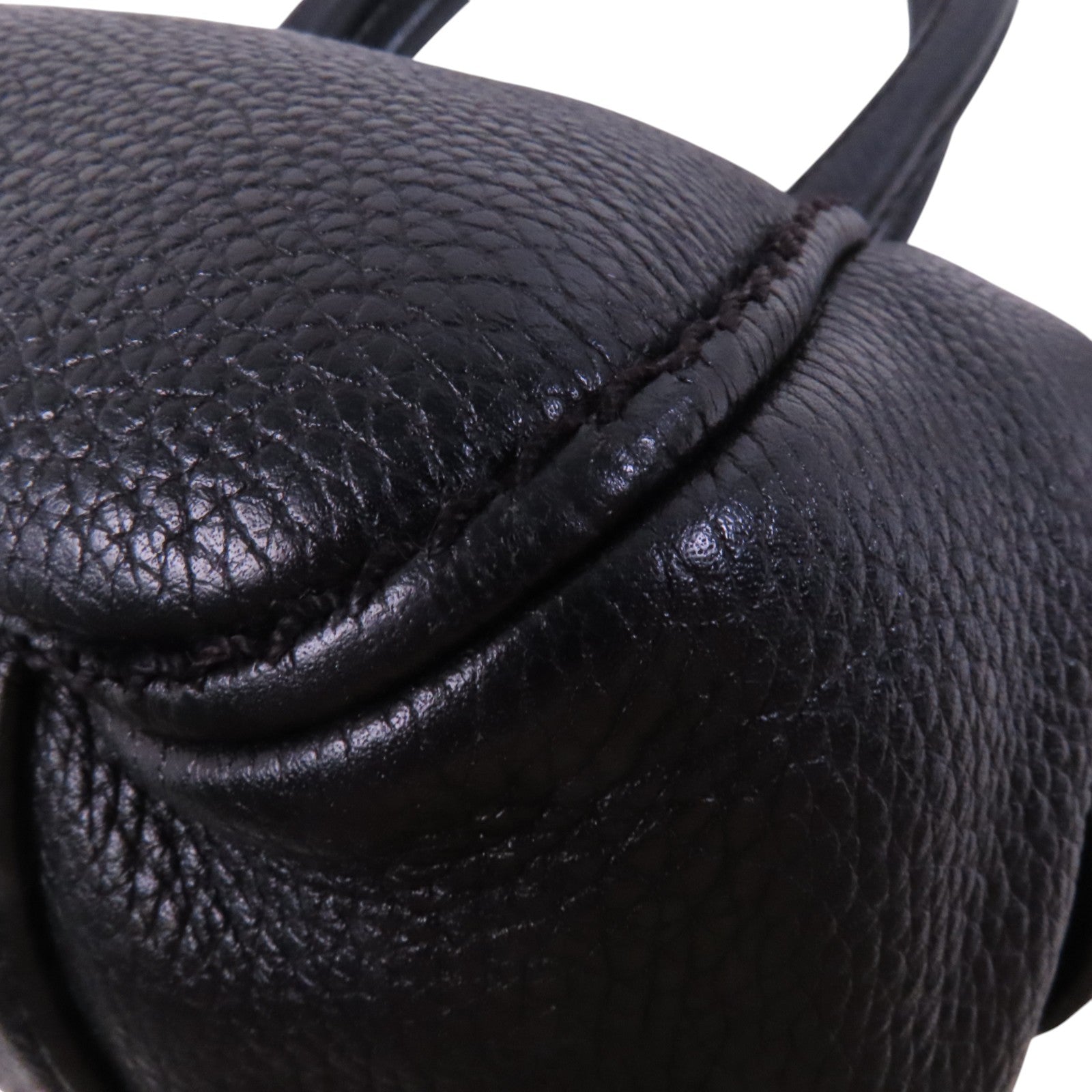 CHANEL 牛皮皮革Hand Bag銀扣手挽袋