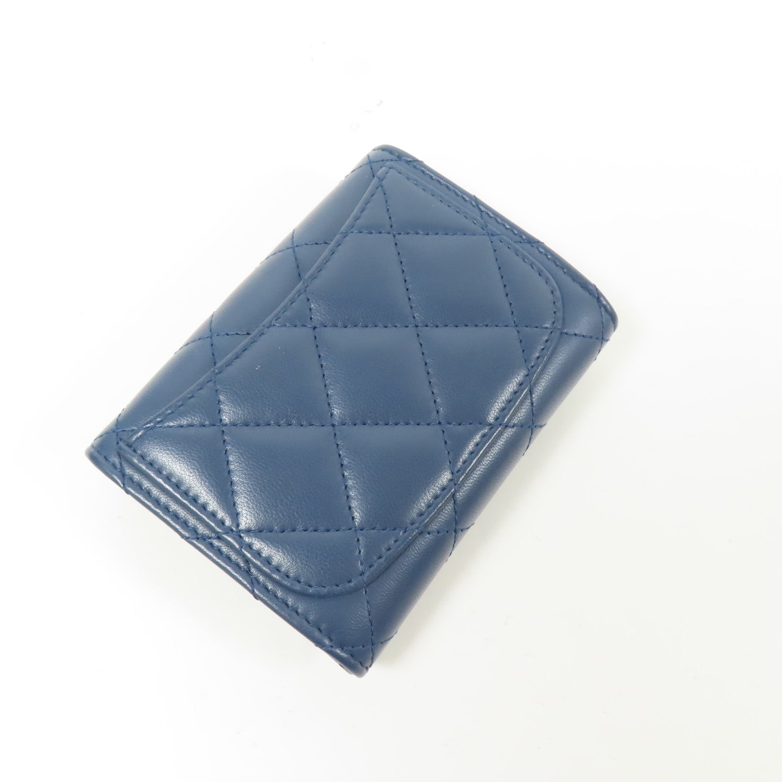 CHANEL 羊皮皮革Card Case銀扣卡片套