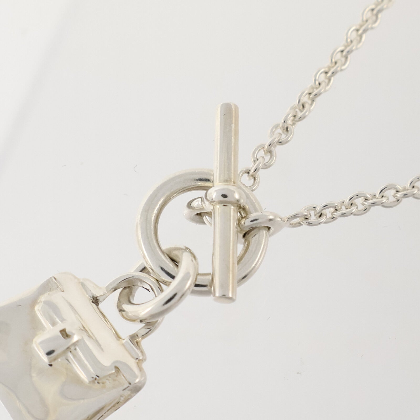 HERMES 925純銀Amuletters Kelly Pendant Necklace項鏈