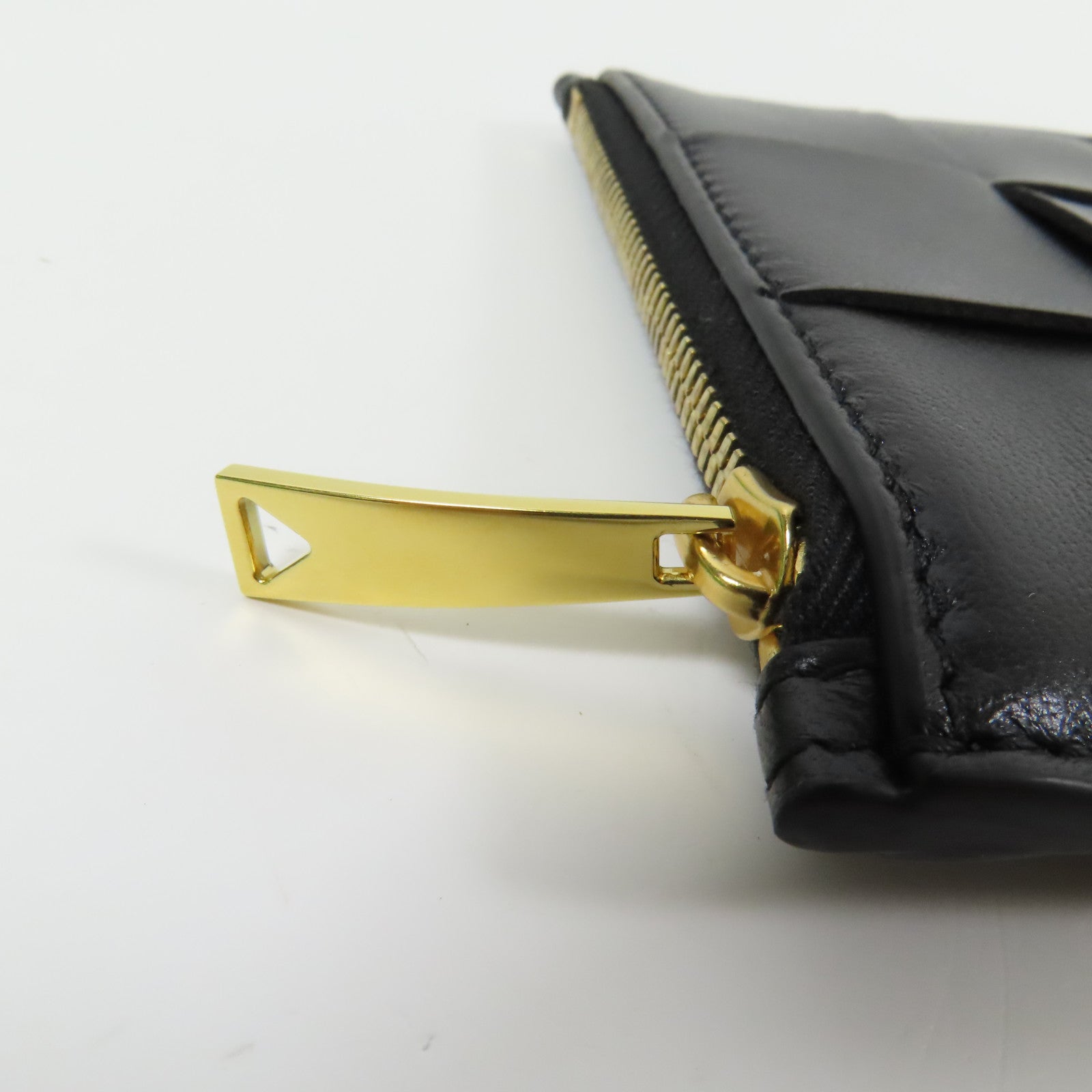 BOTTEGA VENETA 【激減優惠】羊皮皮革Cassette Zipped Card Case金扣卡片套
