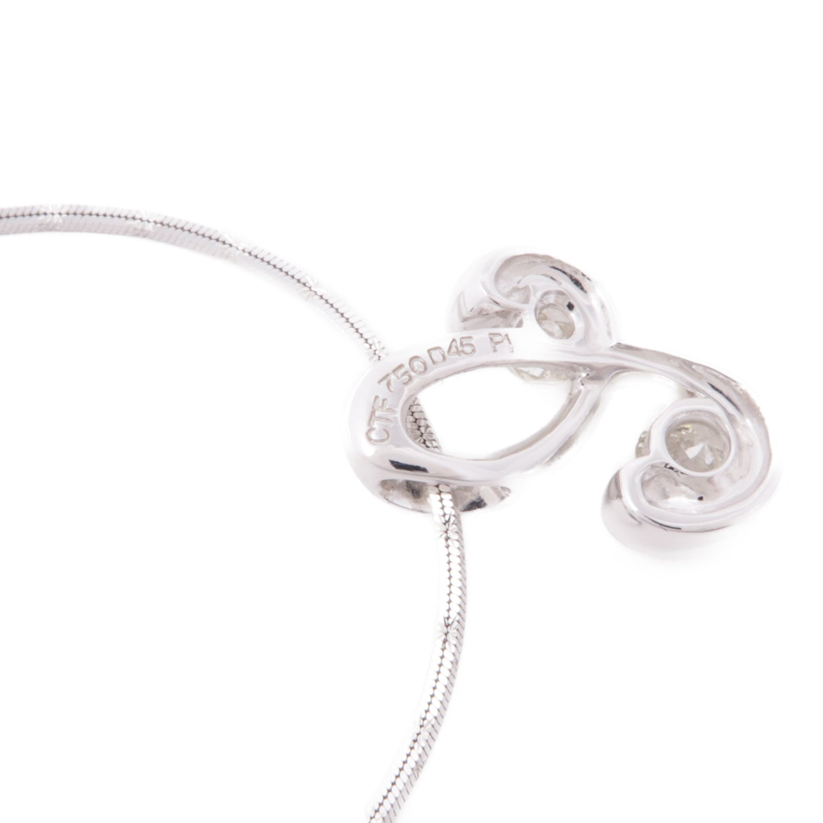 JEWELRY Diamond Necklace 18K White Gold