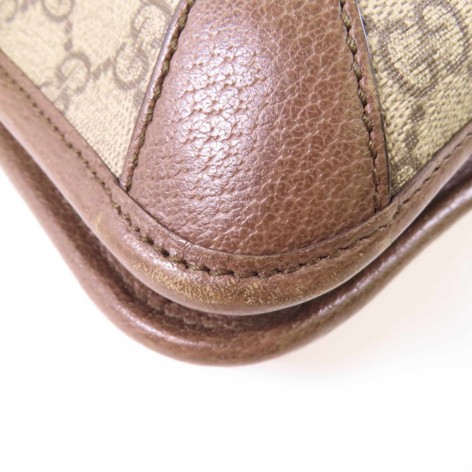 GUCCI Neo Vintage Medium Messenger Bag Shoulder Bag 495654 Coated Canvas Brown