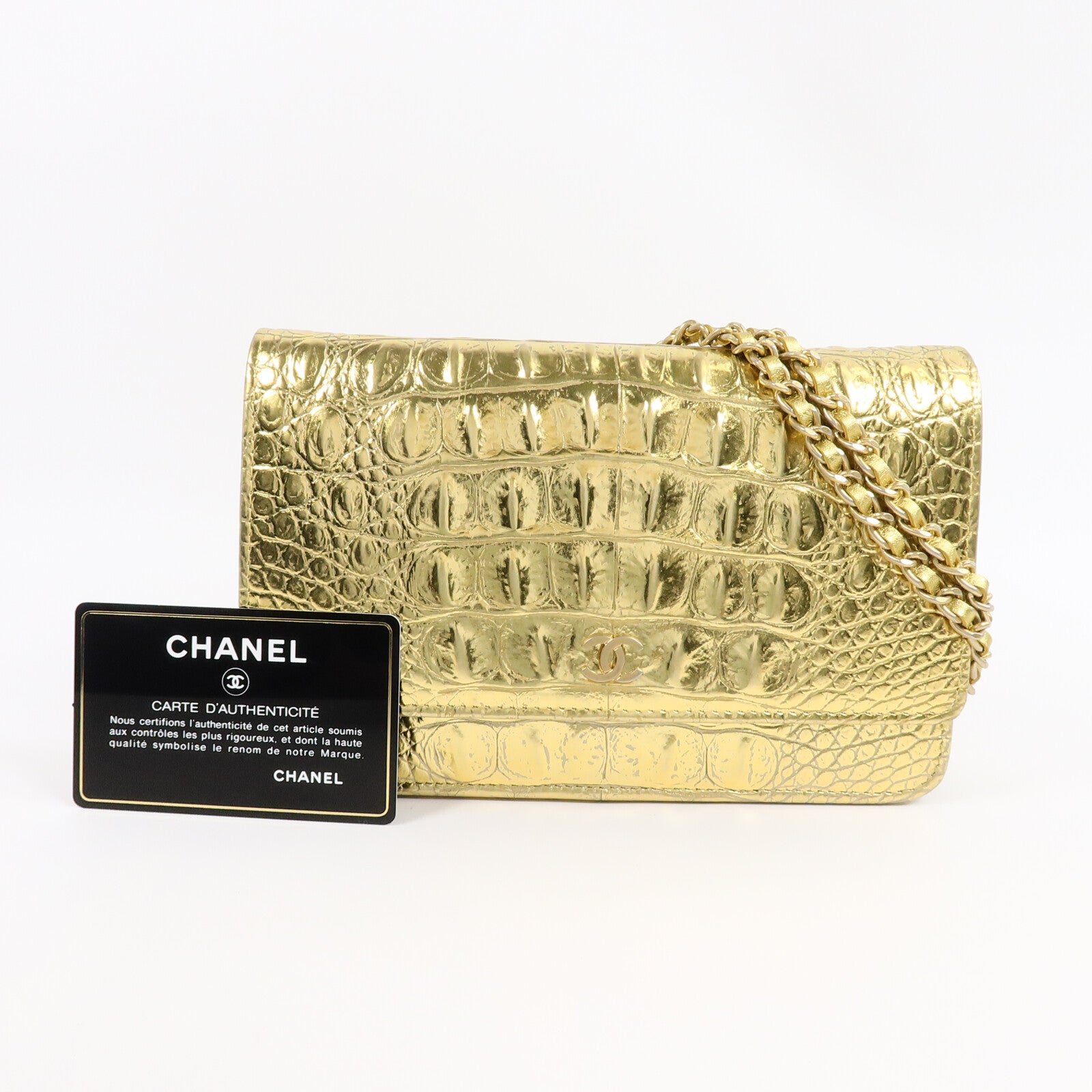 CHANEL WOC Wallet On Chain鏈帶肩背袋