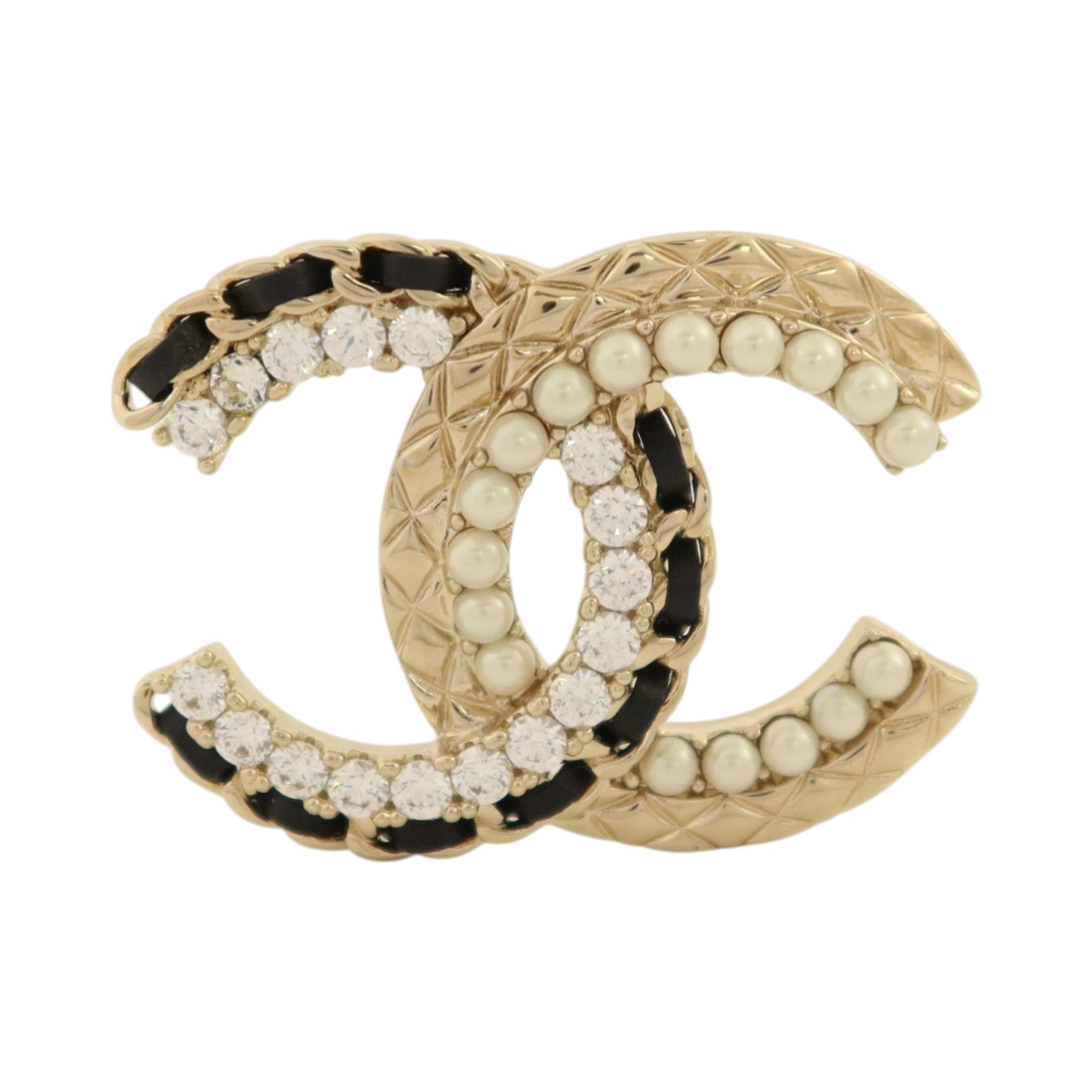 CHANEL 金屬/PVC/皮革Brooch胸針