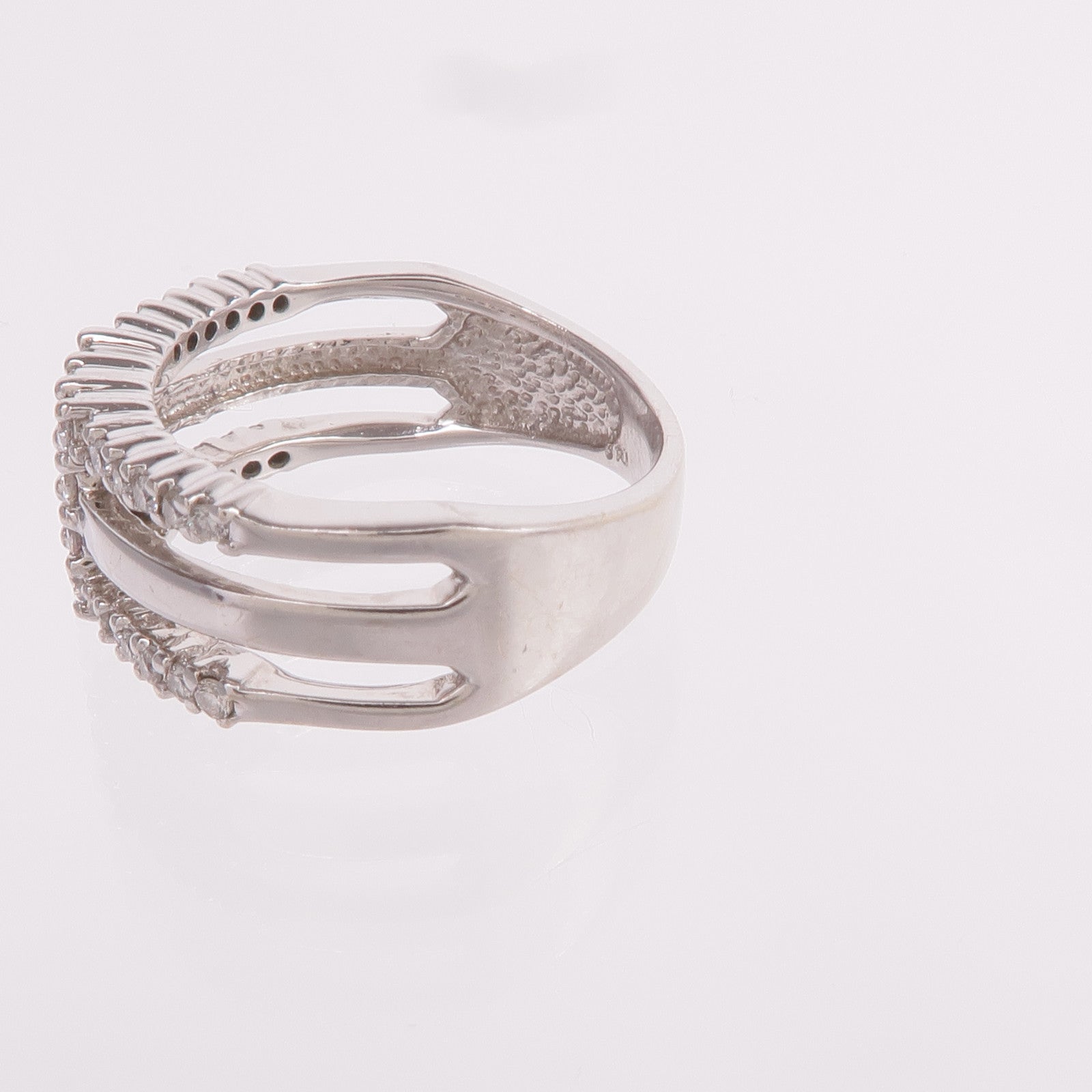 JEWELRY 【激減優惠】18K白金Diamond Ring鑽石戒指US#5.75