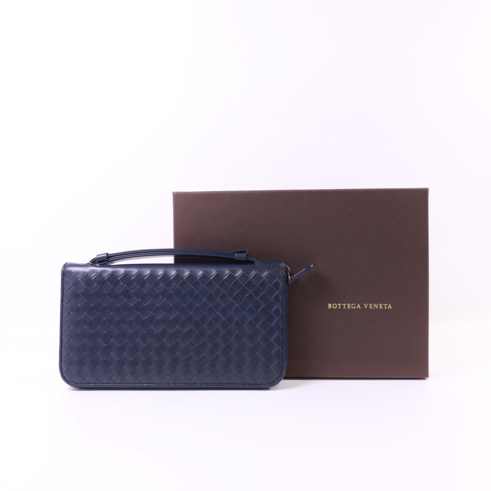 BOTTEGA VENETA 牛皮皮革 Long Round Wallet長錢包