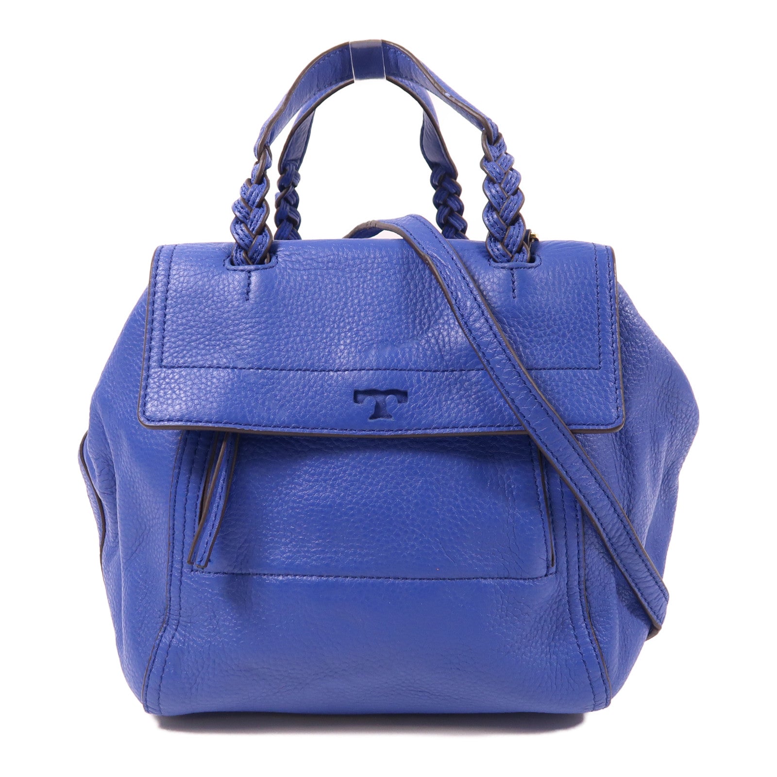 Tory Burch 牛皮皮革2 Way Shoulder金扣手挽肩背兩用袋