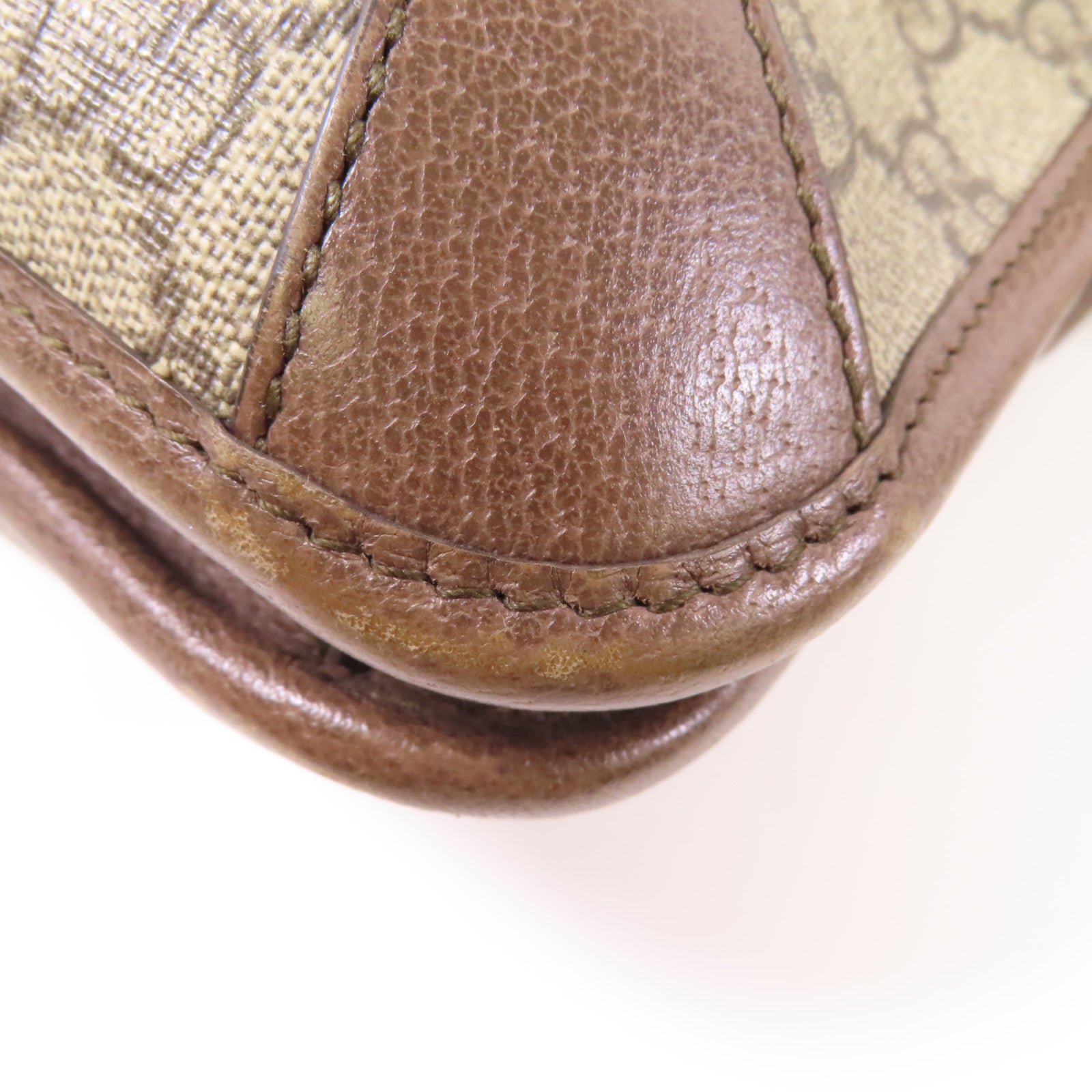 GUCCI Neo Vintage Medium Messenger Bag Shoulder Bag 495654 Coated Canvas Brown