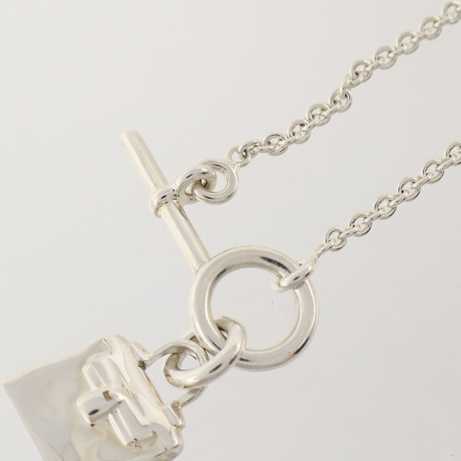 HERMES 925純銀Amuletters Kelly Pendant Necklace項鏈