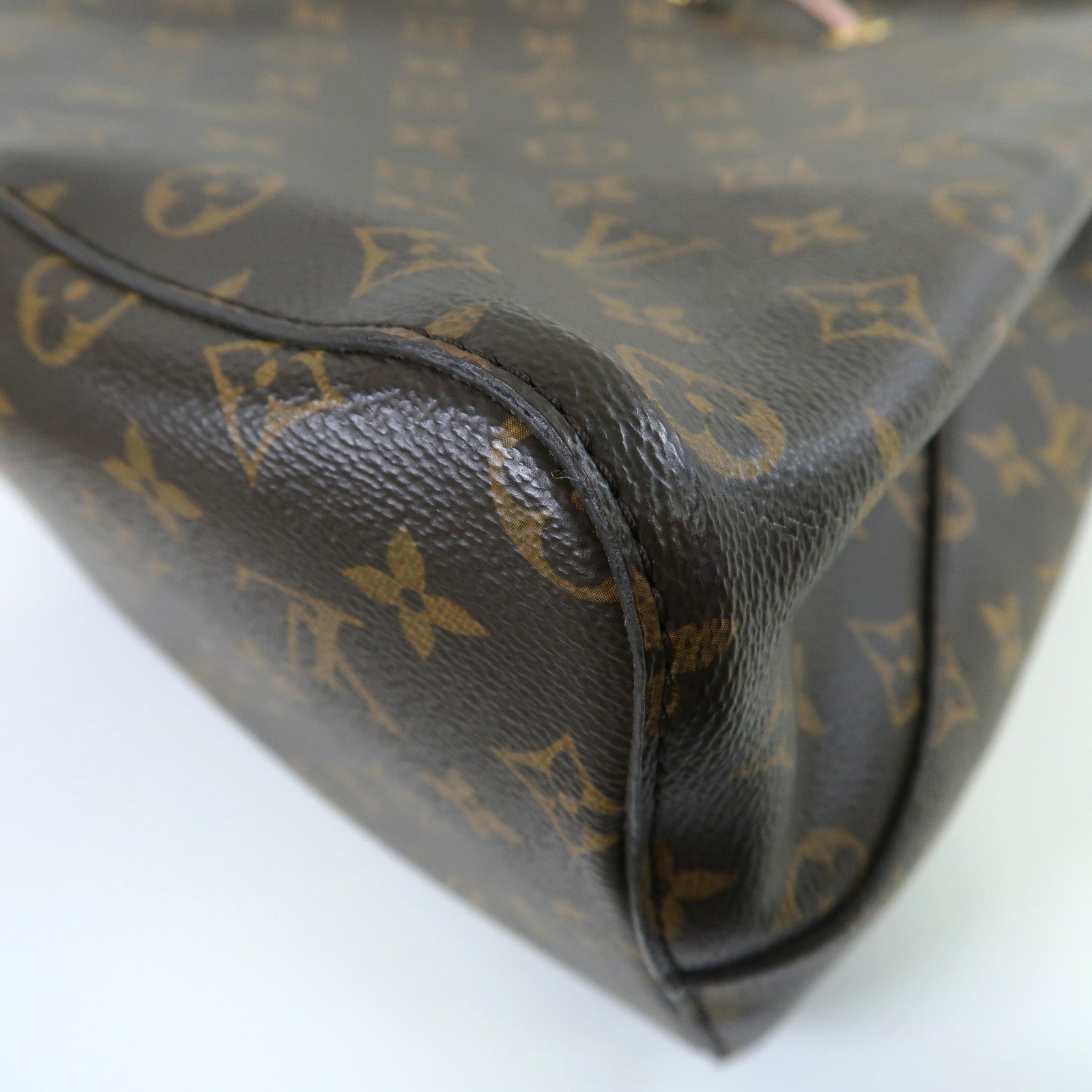 LOUIS VUITTON 【激減優惠】Monogram NeoNoe MM金扣肩背袋啡色/粉紅色