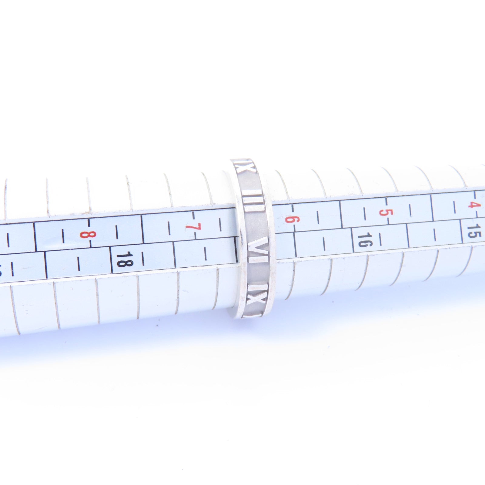 TIFFANY＆CO 【激減優惠】18K白金Atlas Ring戒指US#6.25