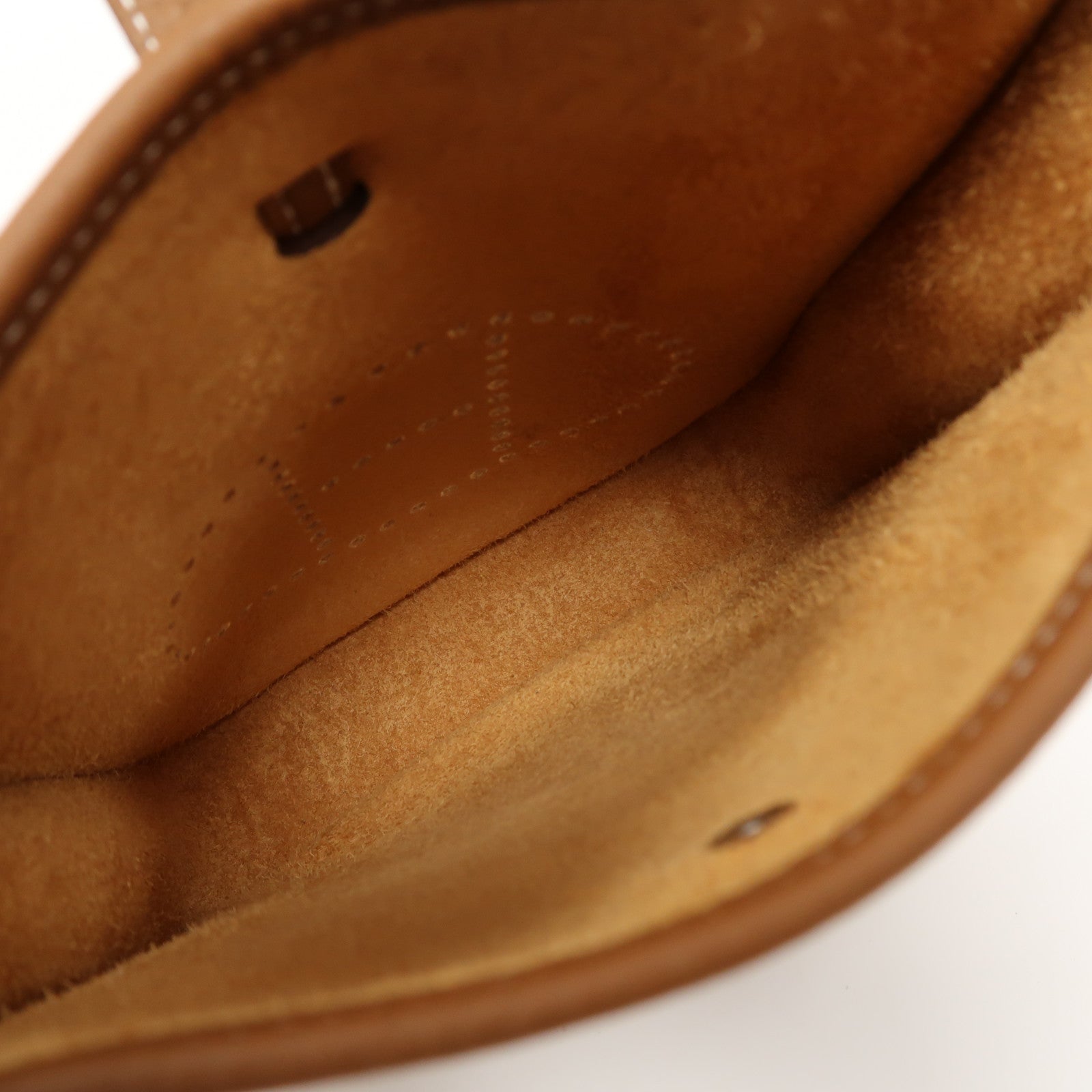 HERMES Clemence皮革Evelyne TPM銀扣肩背袋Gold/啡色