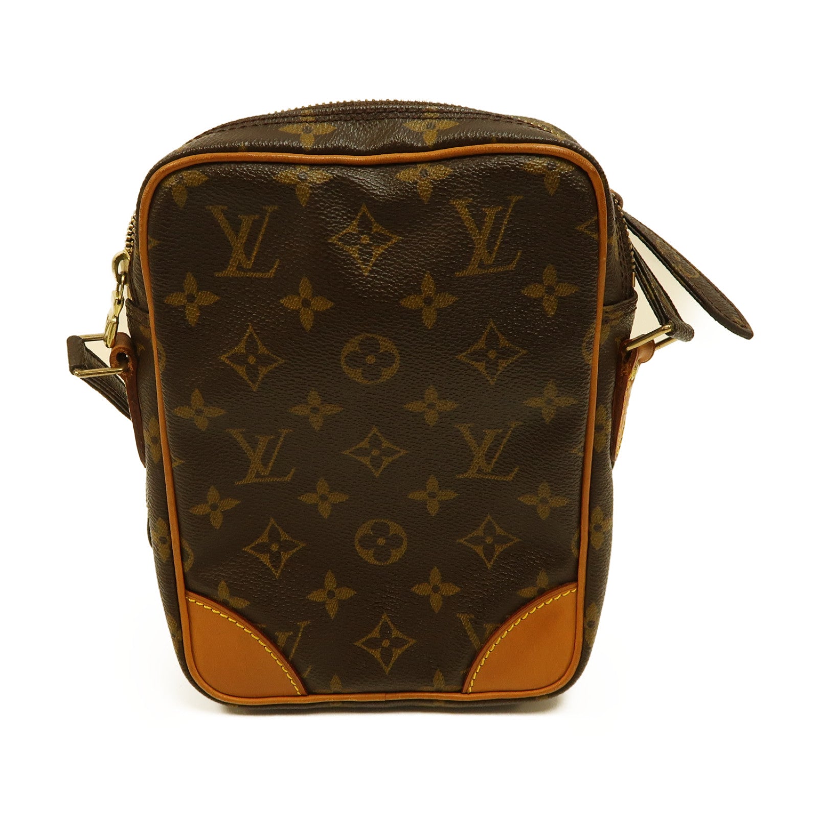 LOUIS VUITTON Monogram Danube金扣肩背袋啡色