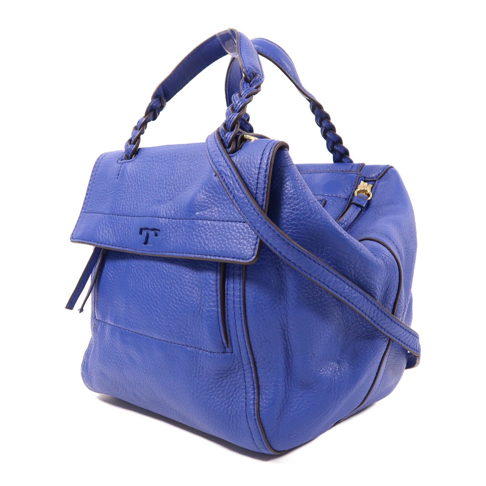 Tory Burch 牛皮皮革2 Way Shoulder金扣手挽肩背兩用袋