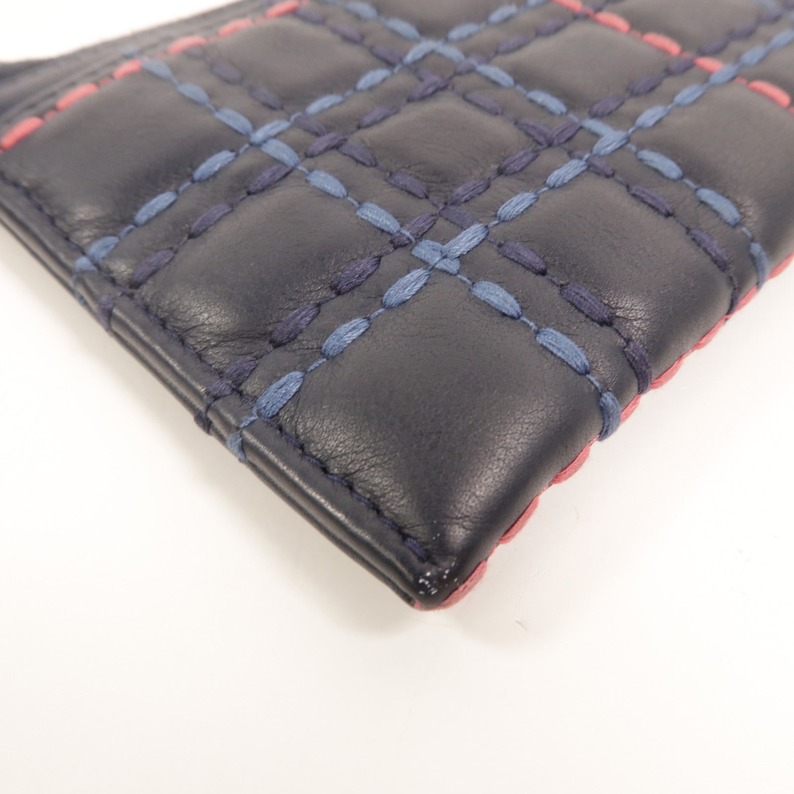 CHANEL 羊皮皮革Zipper long Wallet長錢包