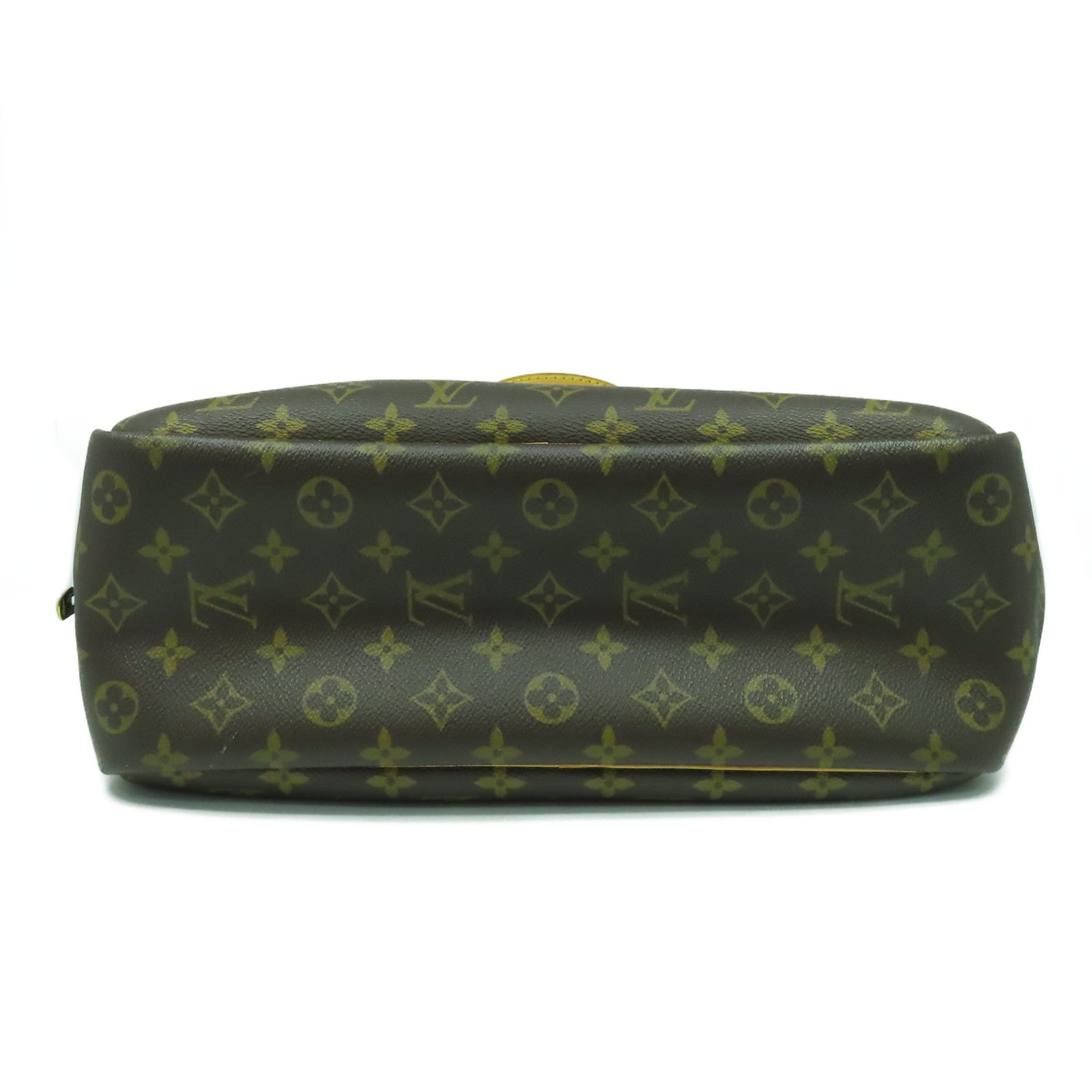 LOUIS VUITTON 【清倉大減價】Monogram Trouville金扣手挽袋啡色