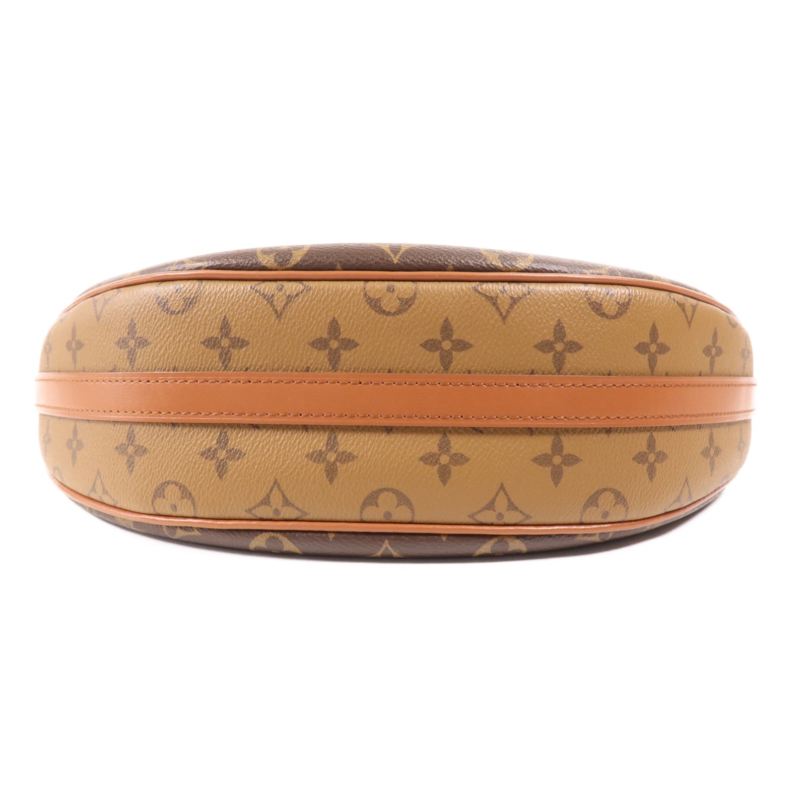 LOUIS VUITTON Monogram Reverse Loop Hobo金扣手挽肩背兩用袋
