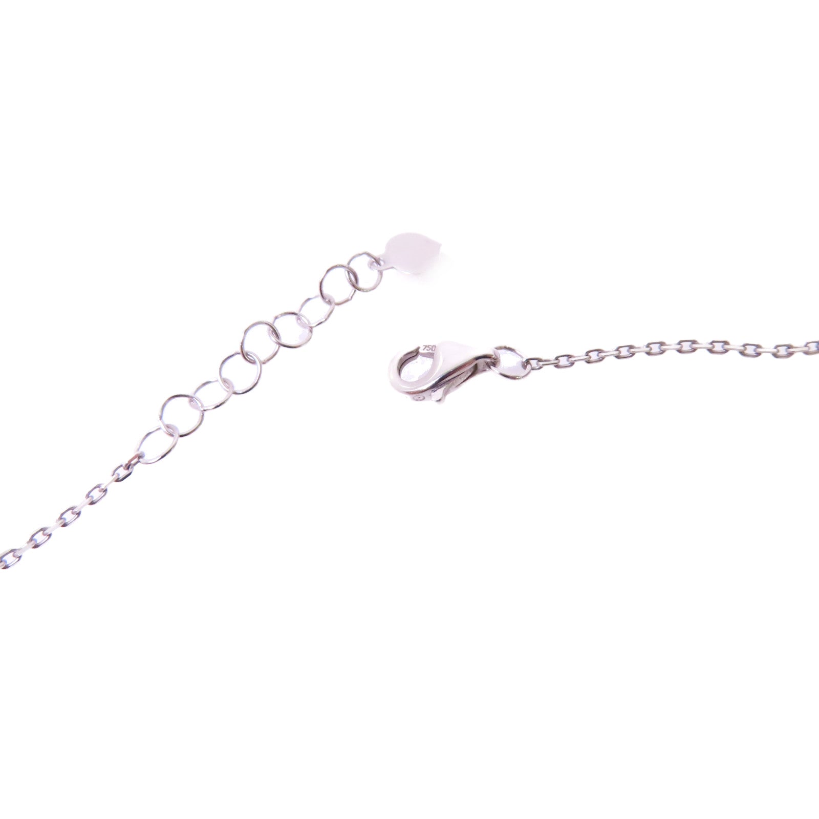 Jewelry SHW 0.282ct Diamond Necklace 18K White Gold 18K Rose Gold