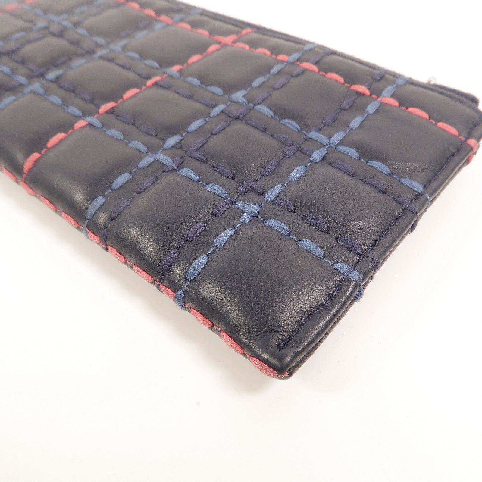 CHANEL 羊皮皮革Zipper long Wallet長錢包