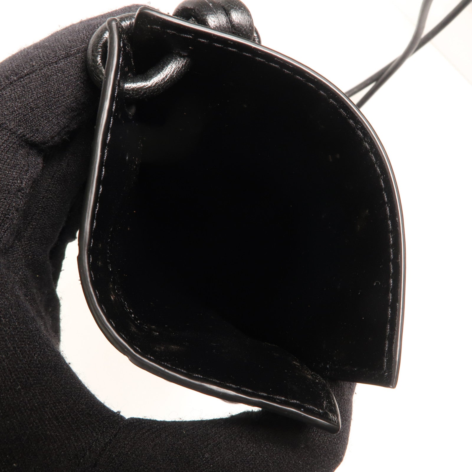 BOTTEGA VENETA 牛皮皮革Phone Pouch銀扣肩背袋