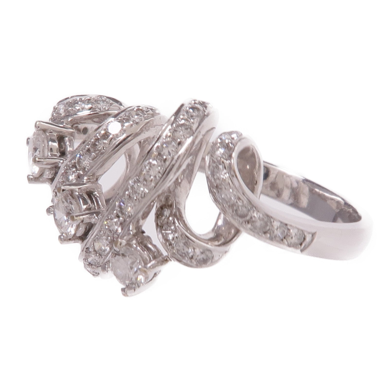JEWELRY 【激減優惠】18K白金Diamond Ring鑽石戒指US#5.5