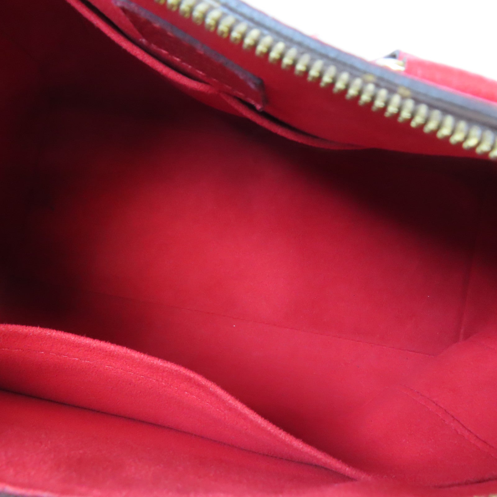 LOUIS VUITTON Monogram Retiro PM金扣手挽肩背兩用袋啡色/紅色