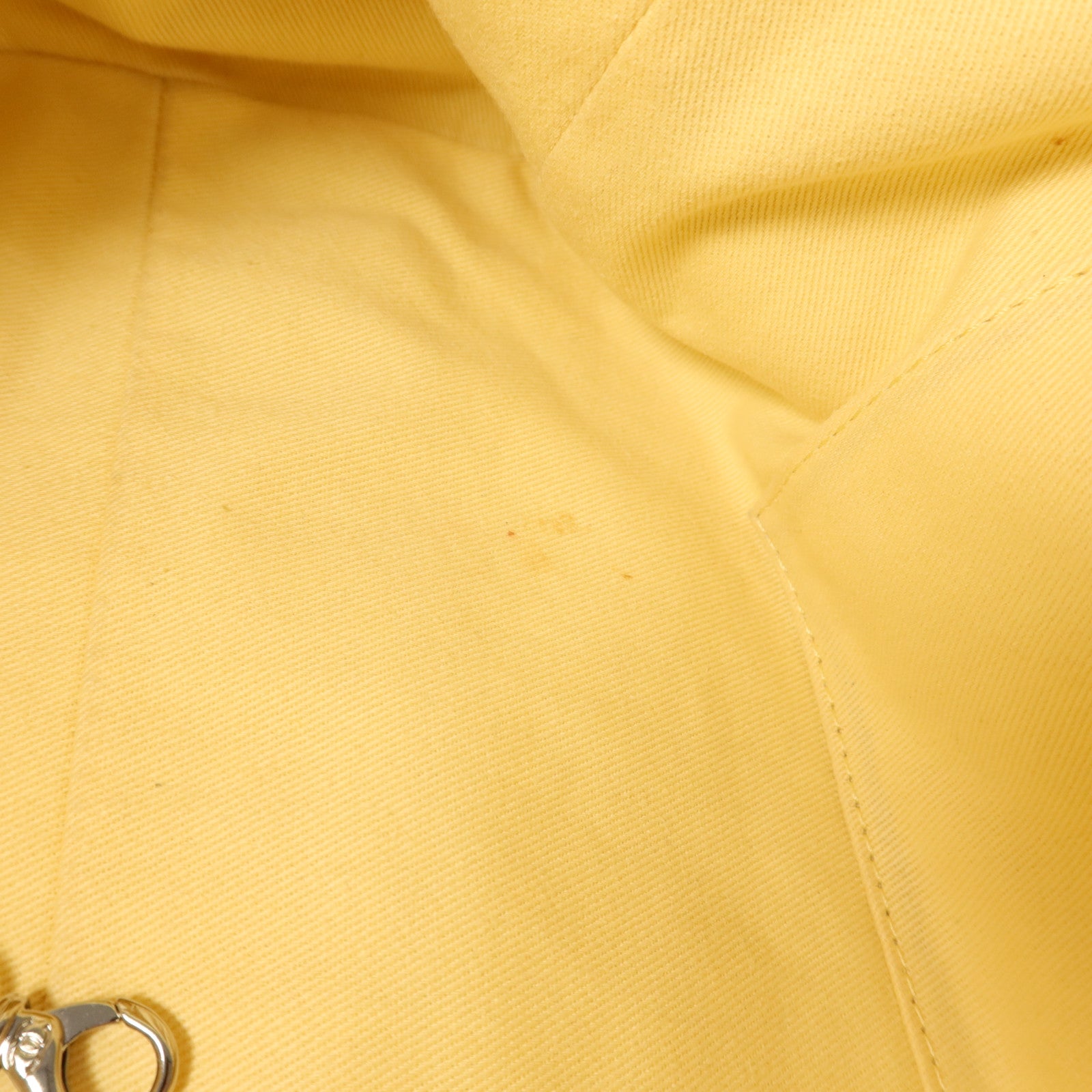 CHANEL 帆布Deauville Tote Bag銀扣手挽肩背兩用袋