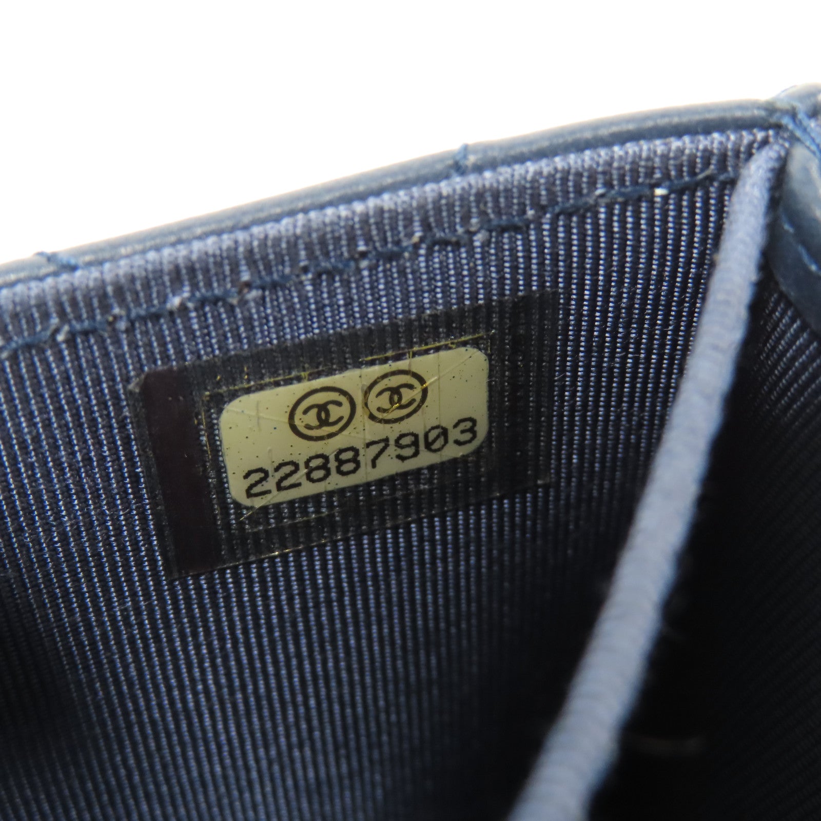 CHANEL 羊皮皮革Card Case銀扣卡片套