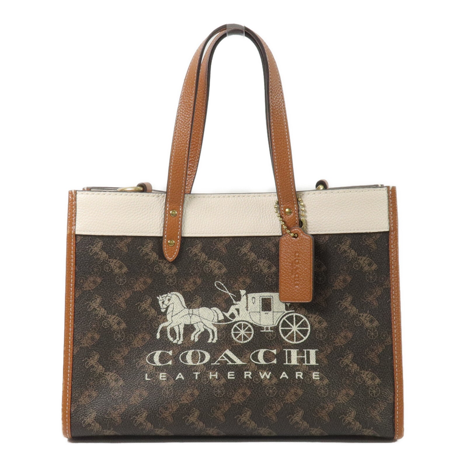 COACH 塗層帆布Field Tote手挽袋