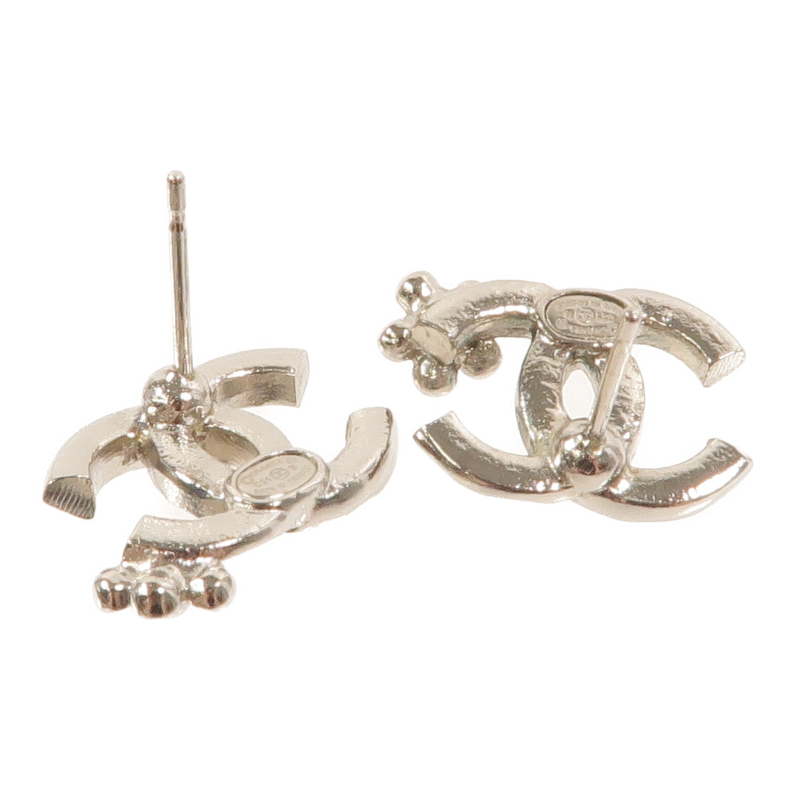 CHANEL 金屬Crystal Earring耳環