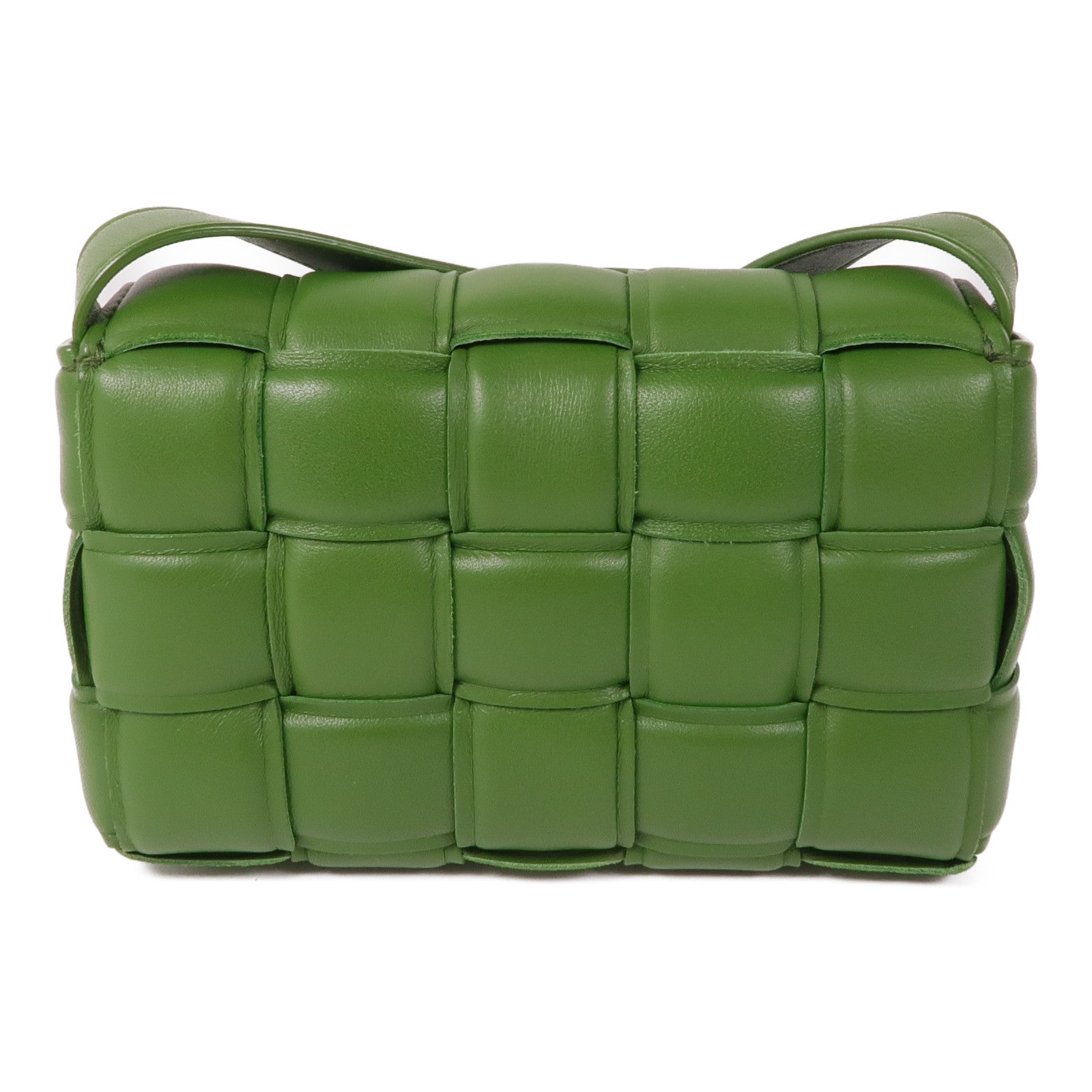 BOTTEGA VENETA 【激減優惠】羊皮皮革Padded Cassette Teen金扣肩背袋