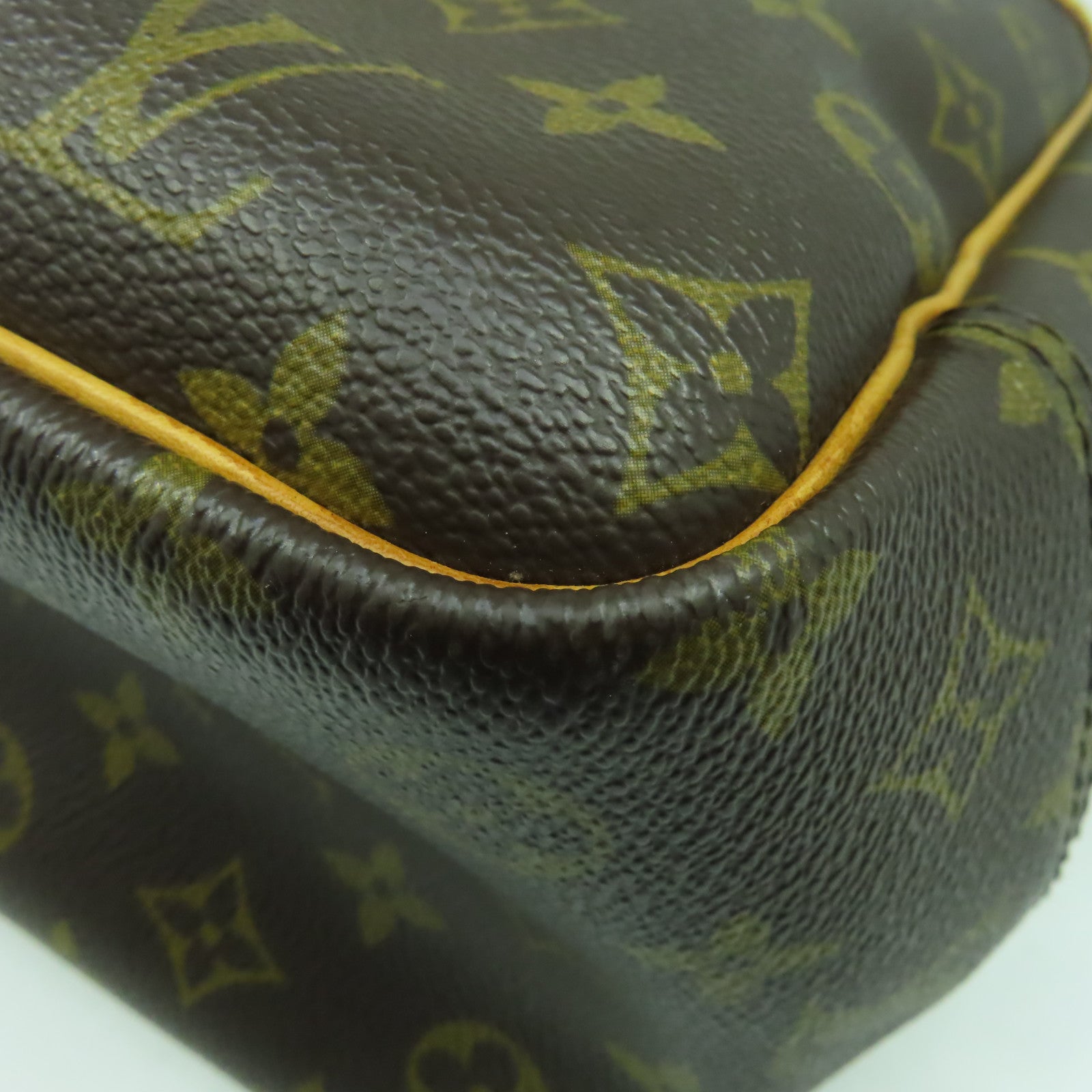 LOUIS VUITTON 【清倉大減價】Monogram Trouville金扣手挽袋啡色