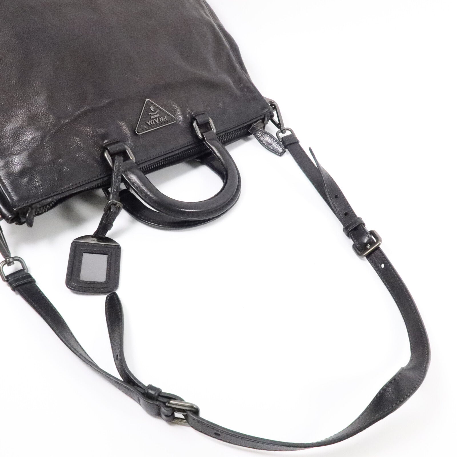 PRADA 牛皮皮革2 Way Shoulder Bag手挽肩背兩用袋
