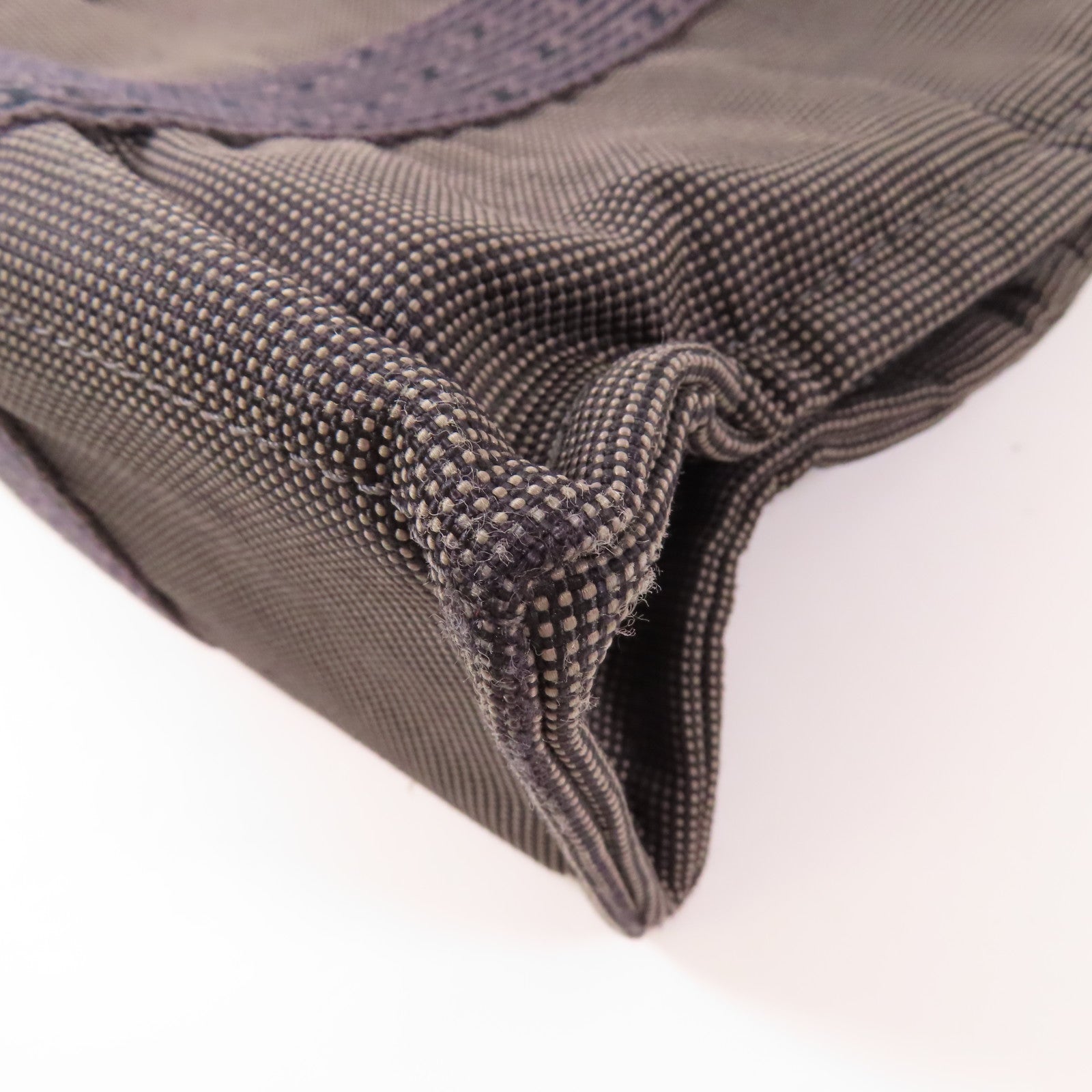 HERMES 帆布Herline PM銀扣手挽袋