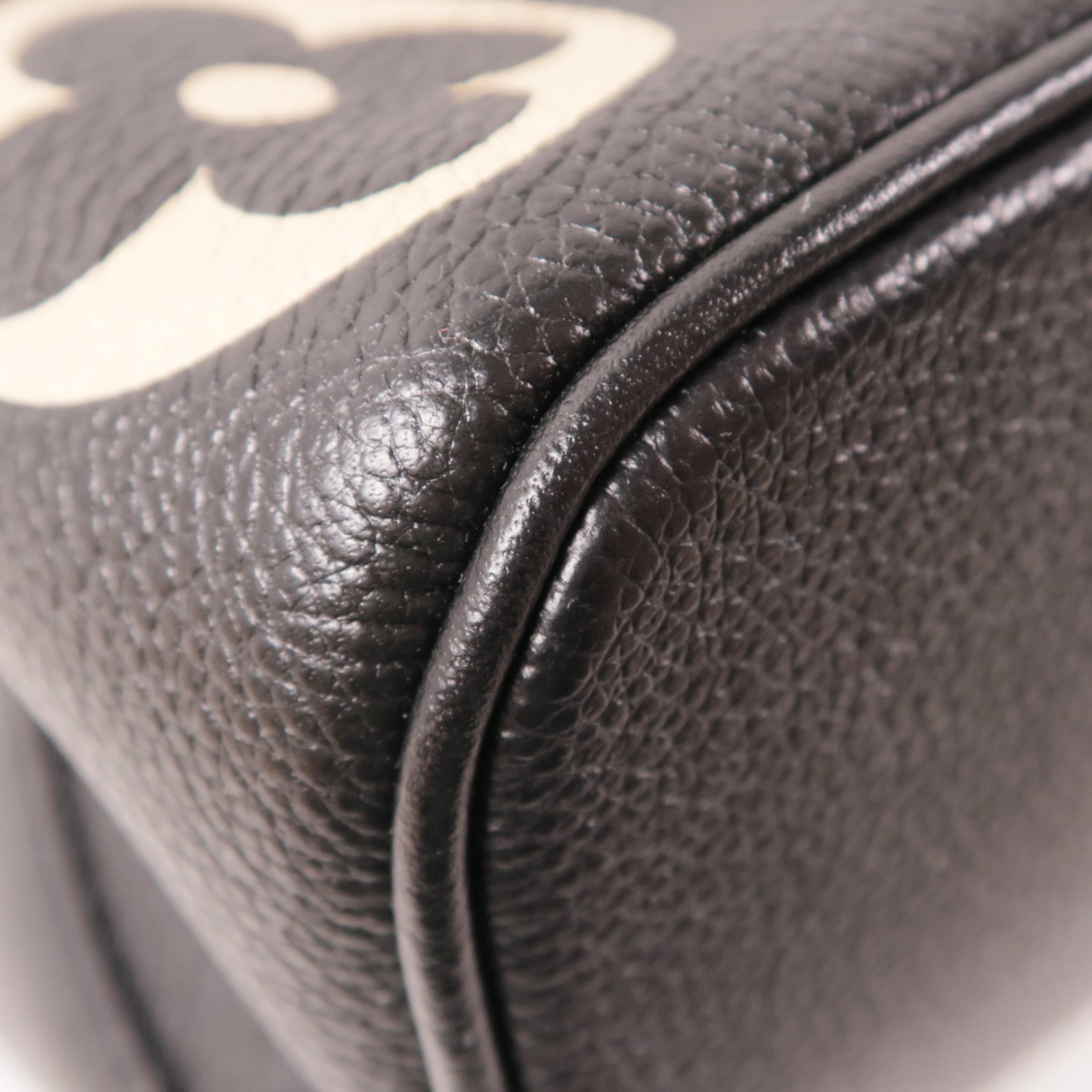 LOUIS VUITTON Monogram Empreinte Bicolor NeoNoe MM金扣手挽肩背兩用袋