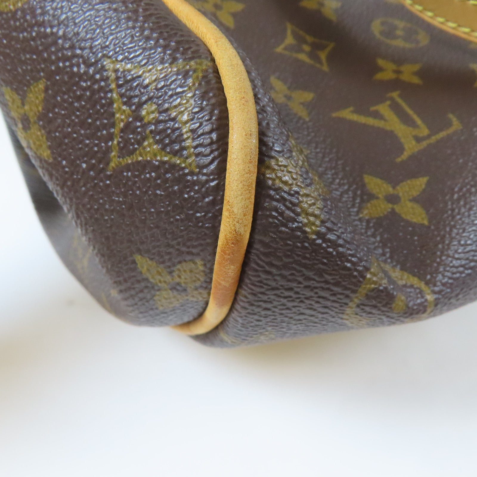 LOUIS VUITTON Monogram Montorgueil GM金扣肩背袋啡色