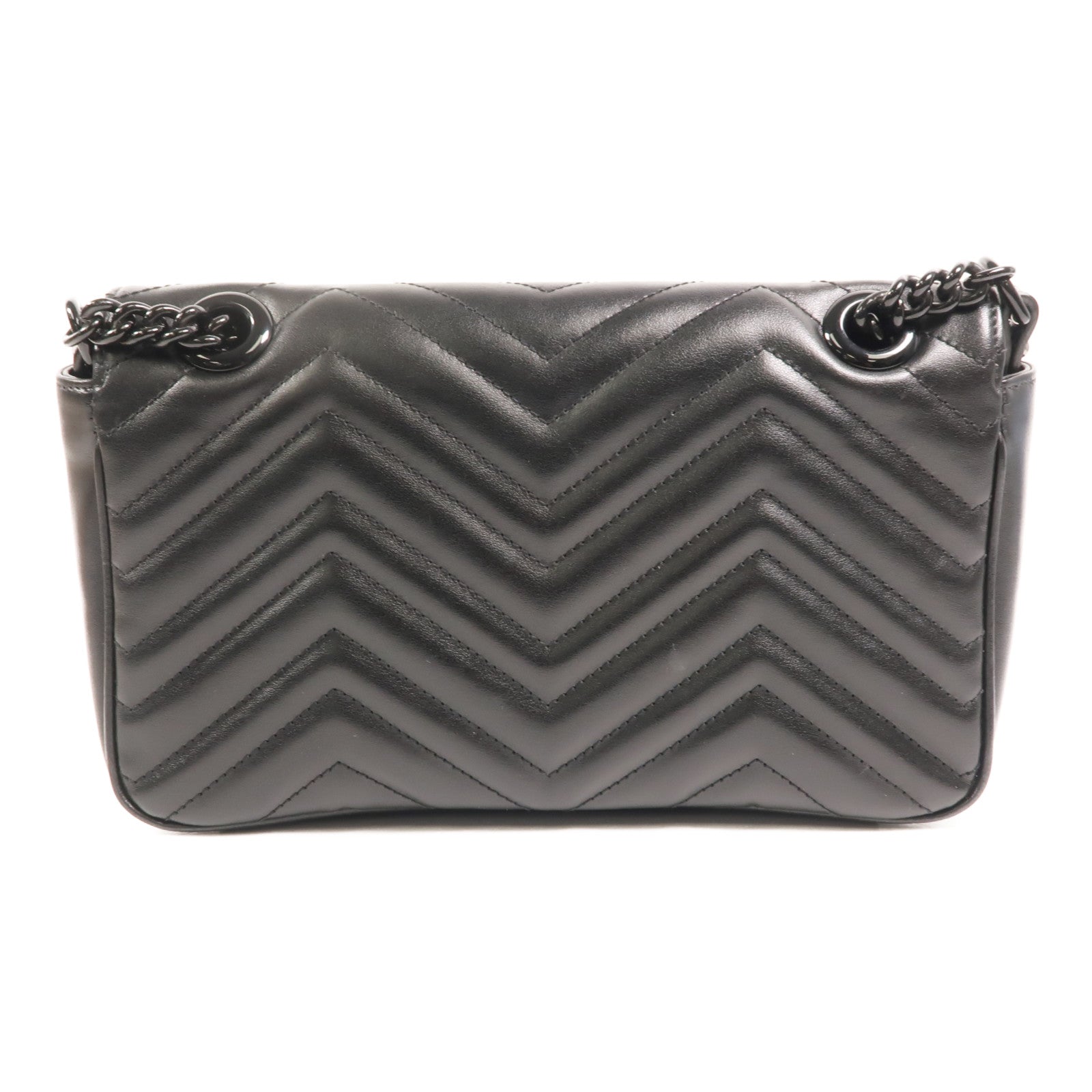 GUCCI 牛皮皮革GG Marmont Shoulder Bag鏈帶肩背袋