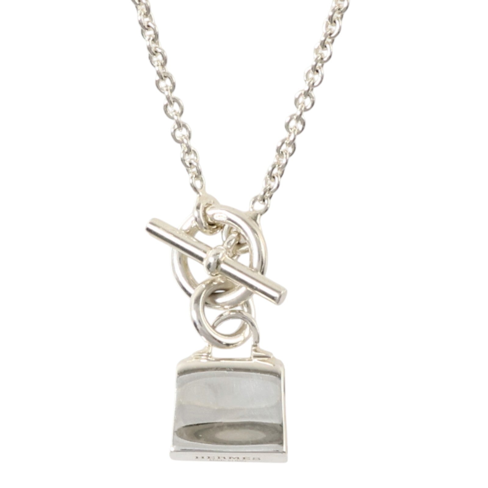 HERMES 925純銀Amuletters Kelly Pendant Necklace項鏈