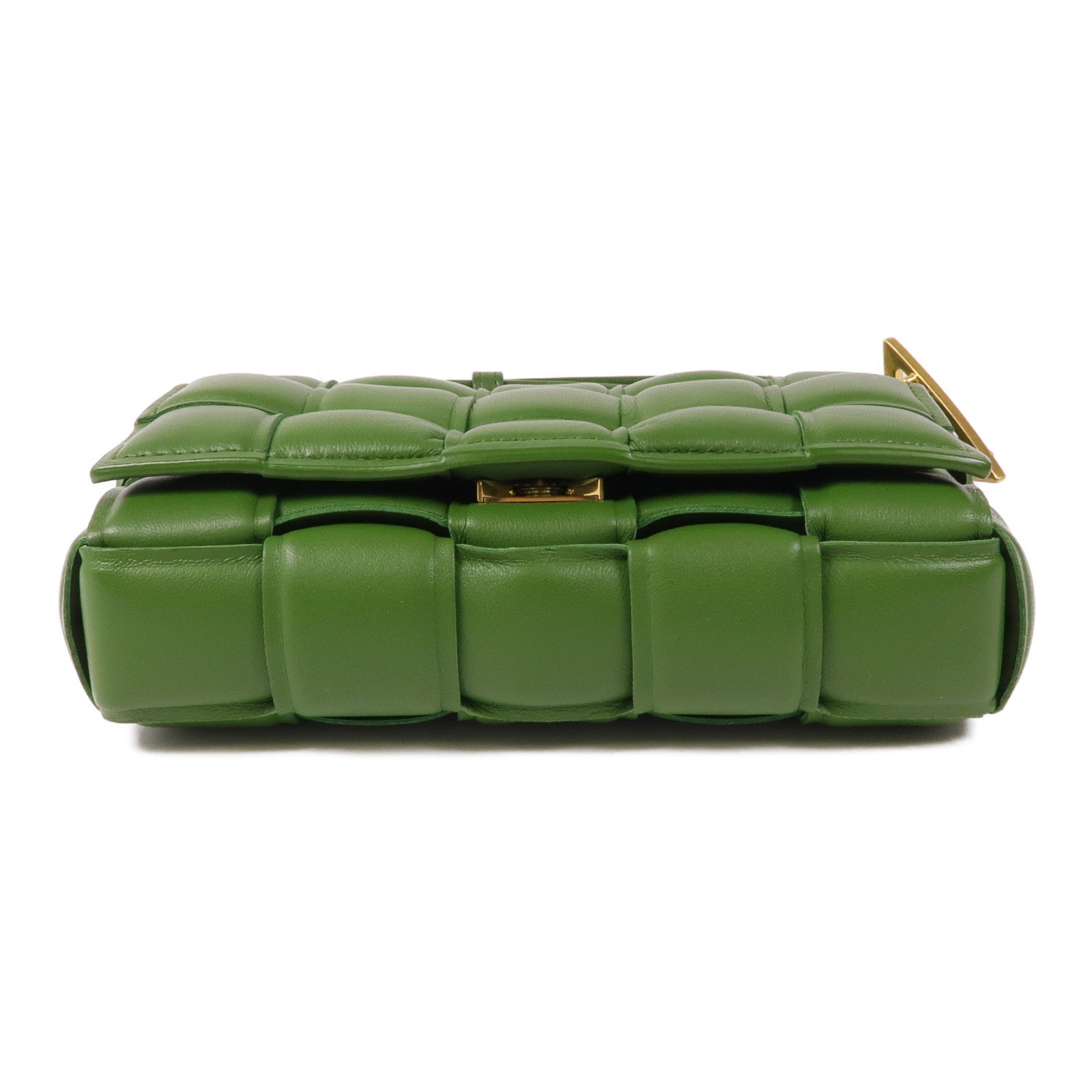 BOTTEGA VENETA 【激減優惠】羊皮皮革Padded Cassette Teen金扣肩背袋