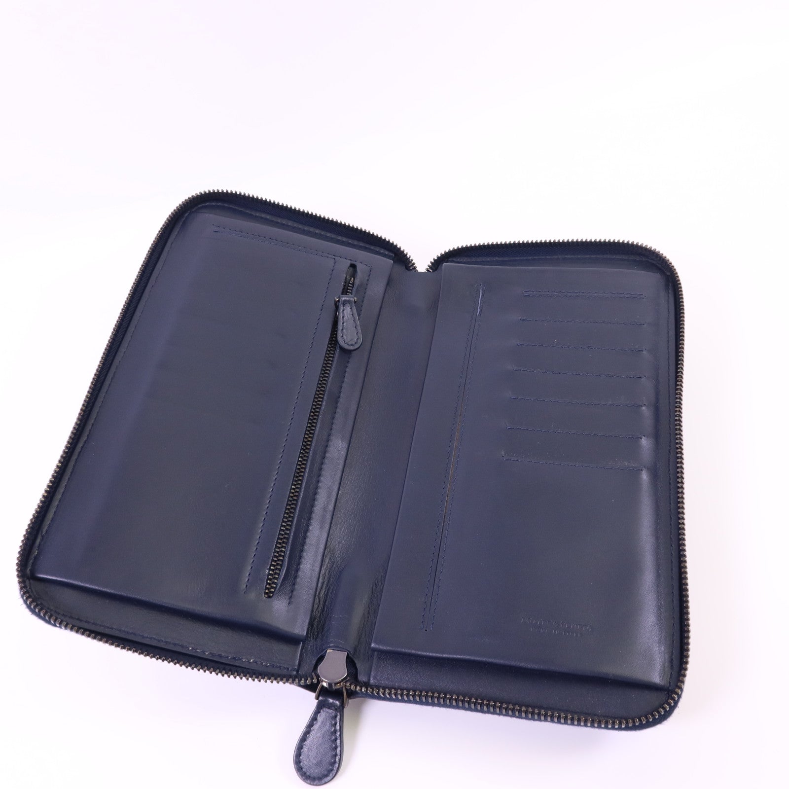 BOTTEGA VENETA 牛皮皮革 Long Round Wallet長錢包