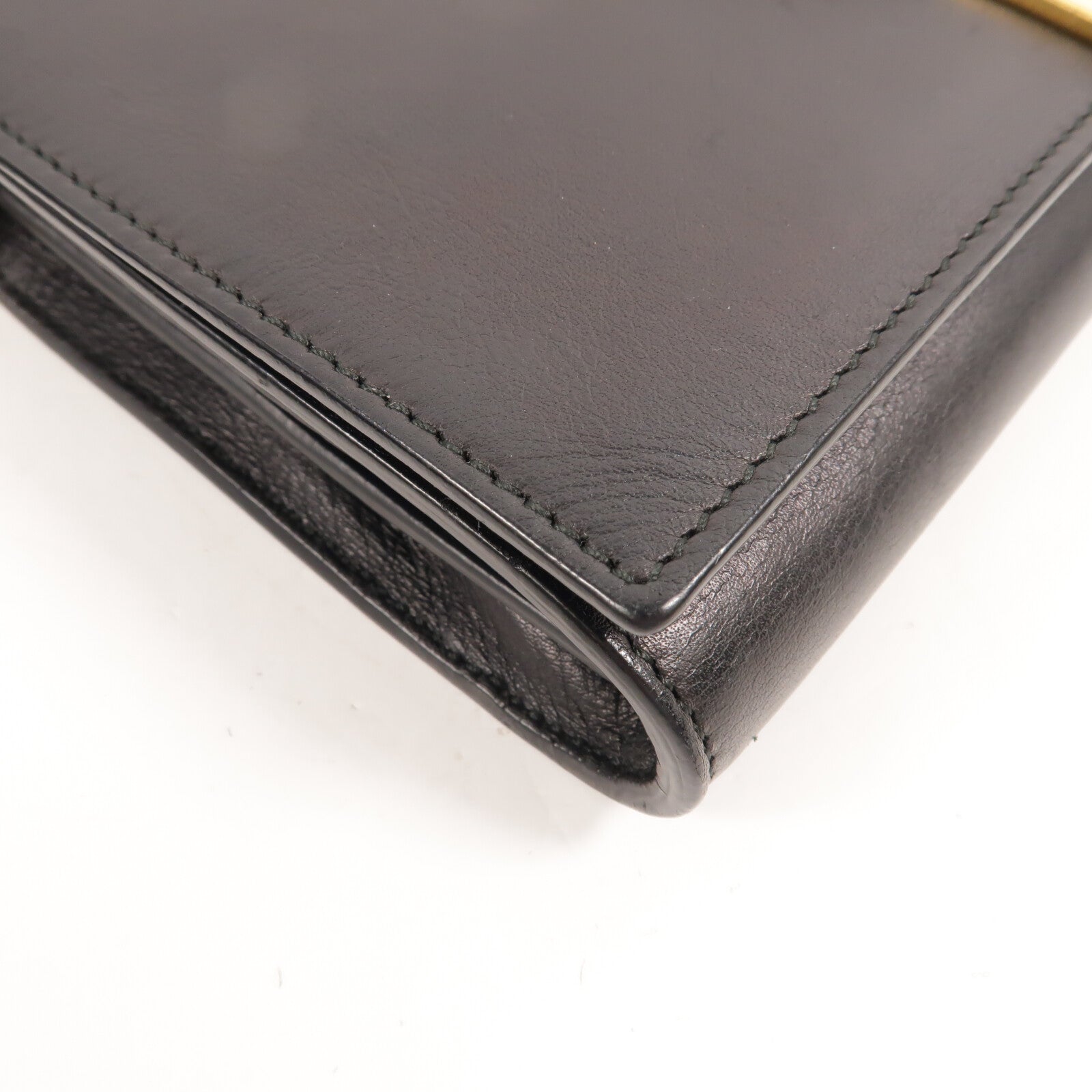 YVES SAINT LAURENT 牛皮皮革Chain Bag鏈帶肩背袋
