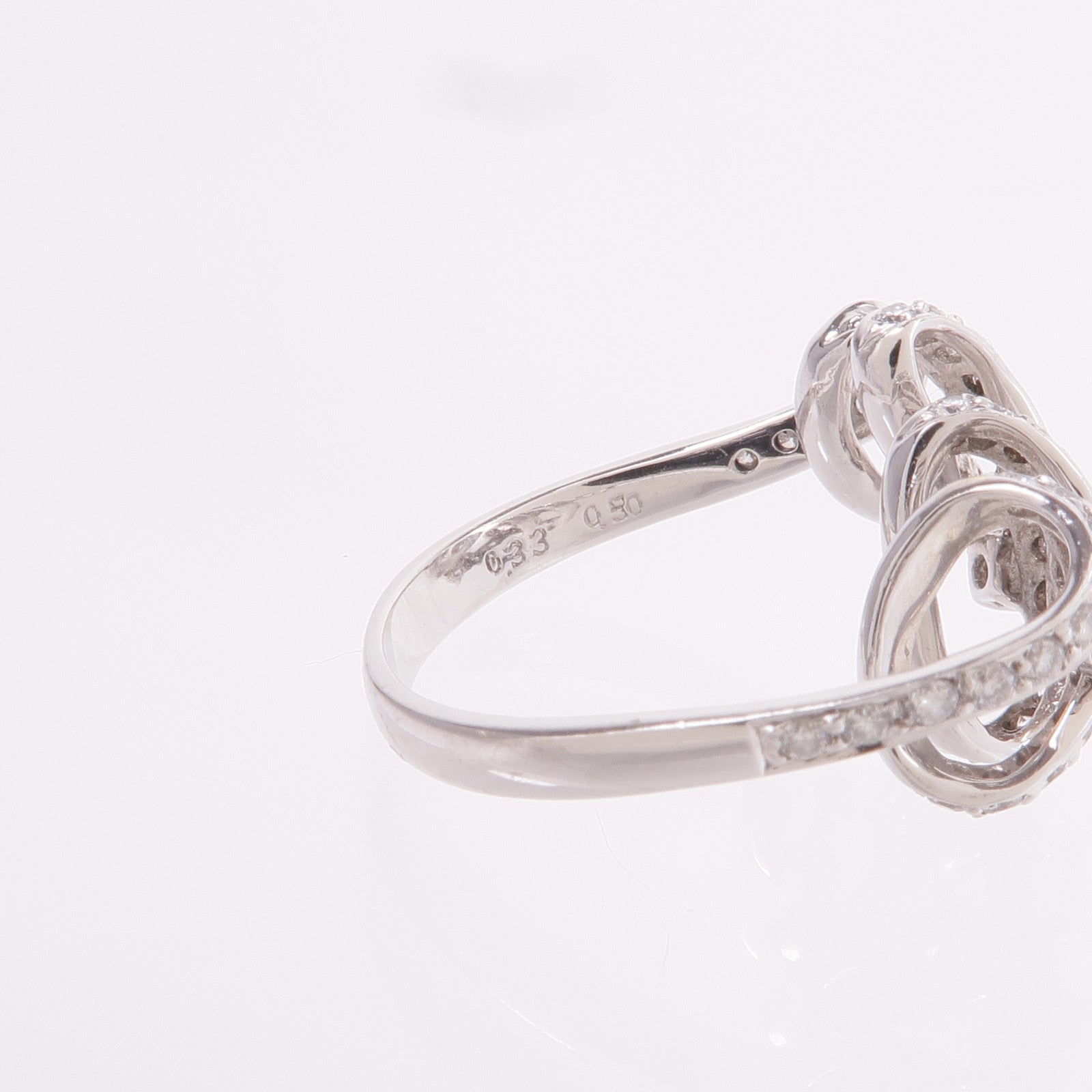 JEWELRY 【激減優惠】18K白金Diamond Ring鑽石戒指US#5.5