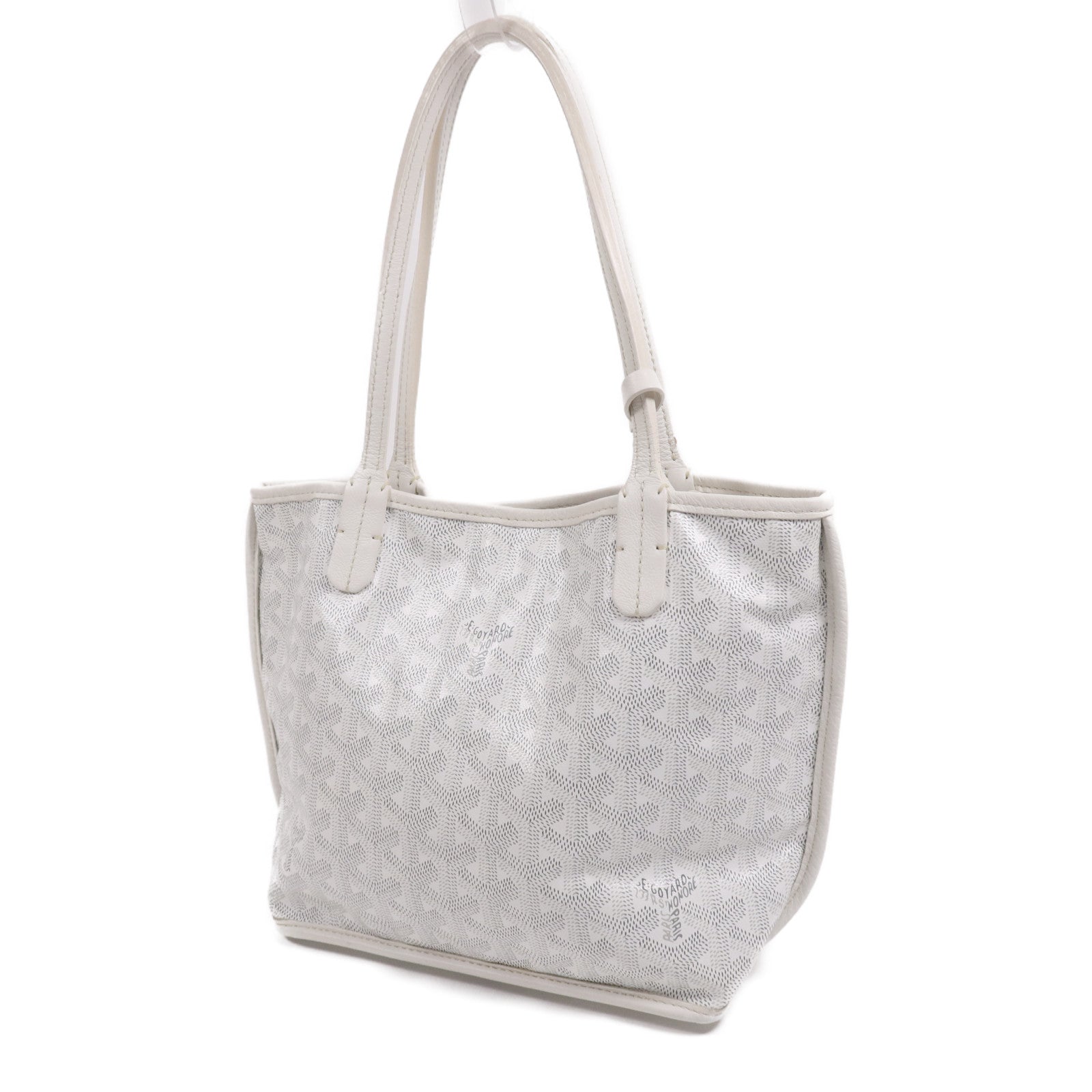 GOYARD 塗層帆布Anjou Mini Bag銀扣肩背袋