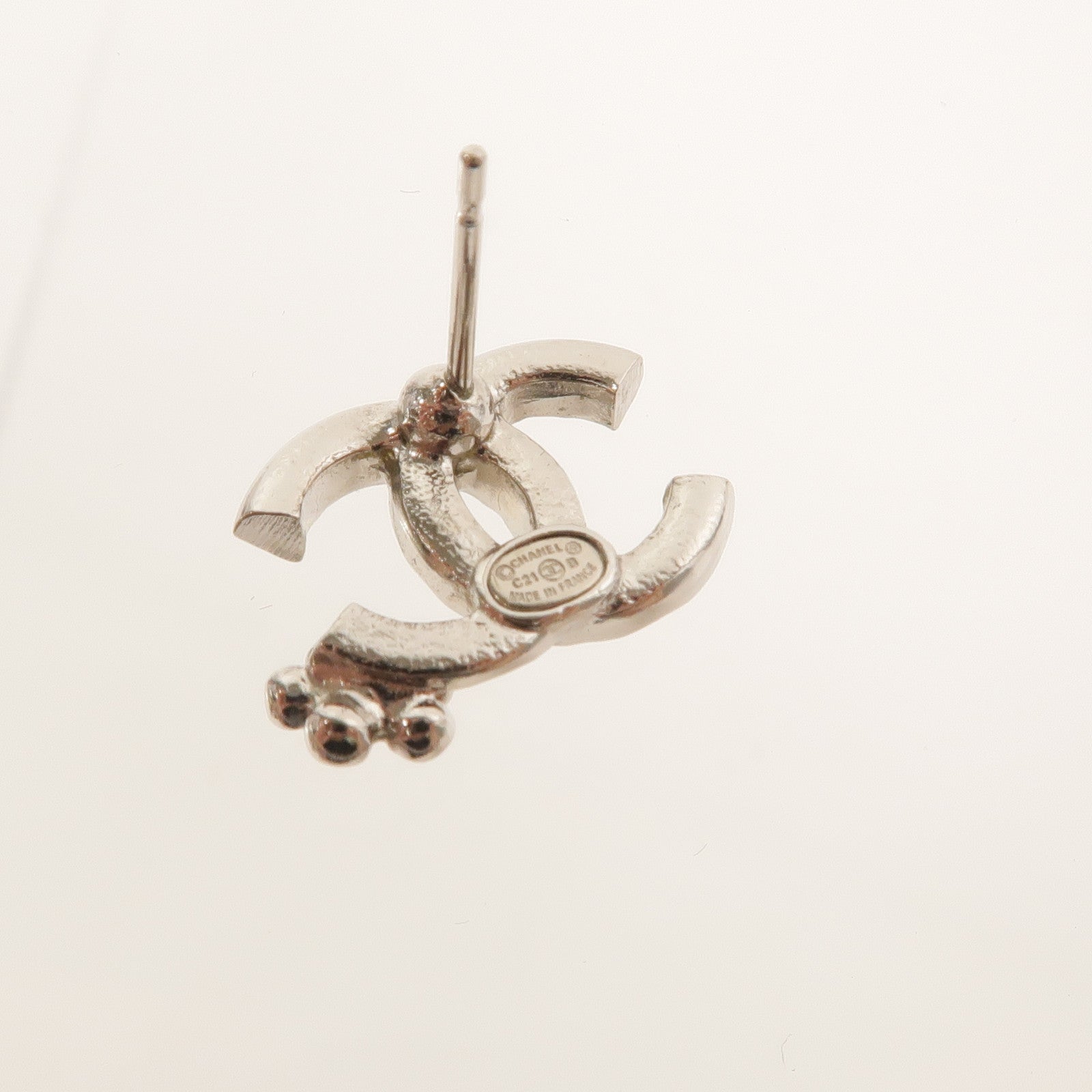 CHANEL 金屬Crystal Earring耳環