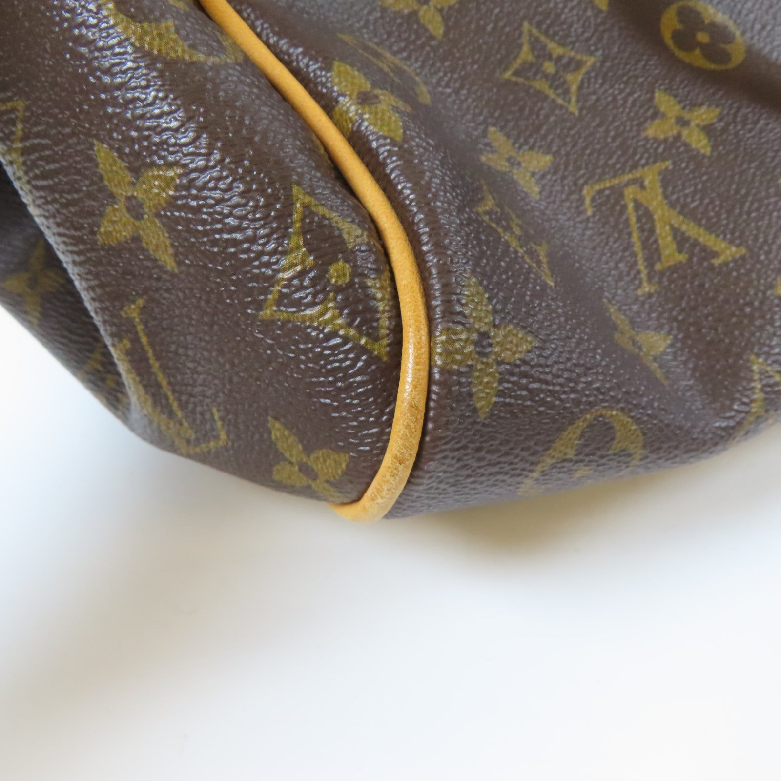 LOUIS VUITTON Monogram Montorgueil GM金扣肩背袋啡色
