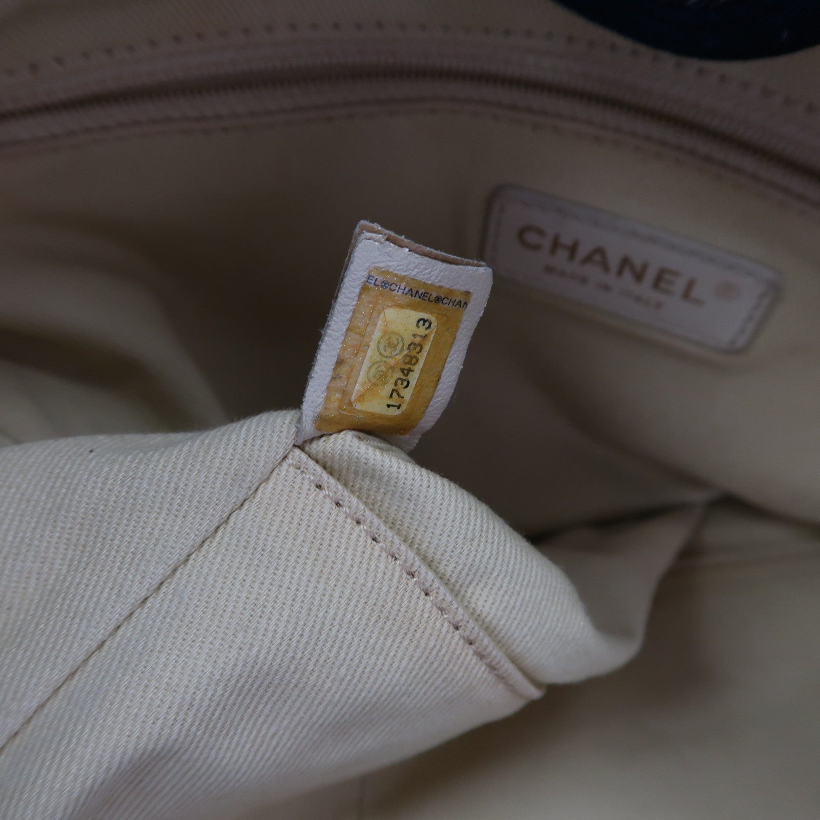 CHANEL 牛仔布Deauville金扣手挽袋/肩背袋