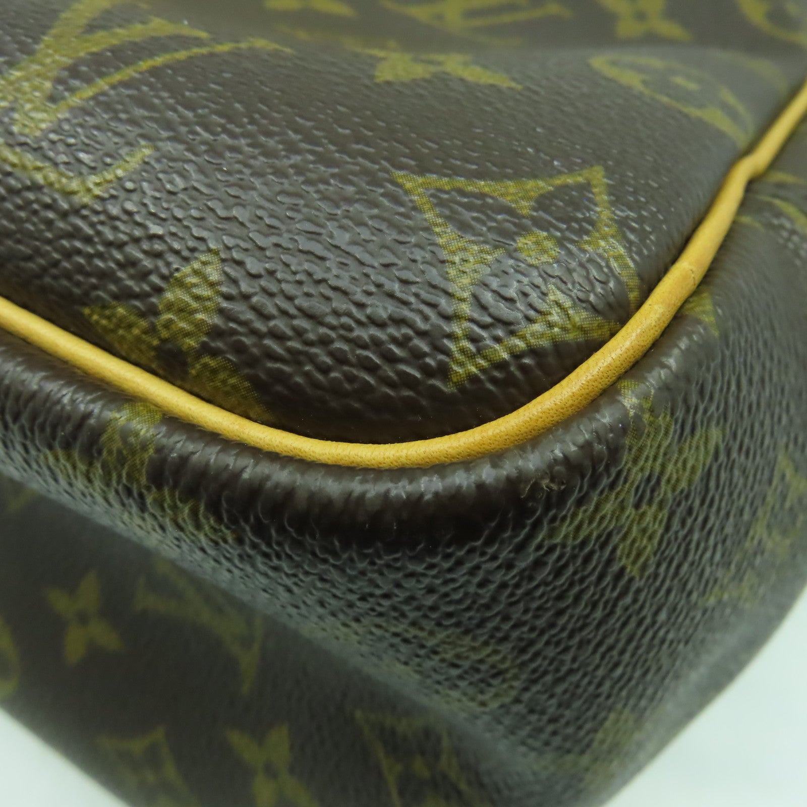 LOUIS VUITTON 【清倉大減價】Monogram Trouville金扣手挽袋啡色