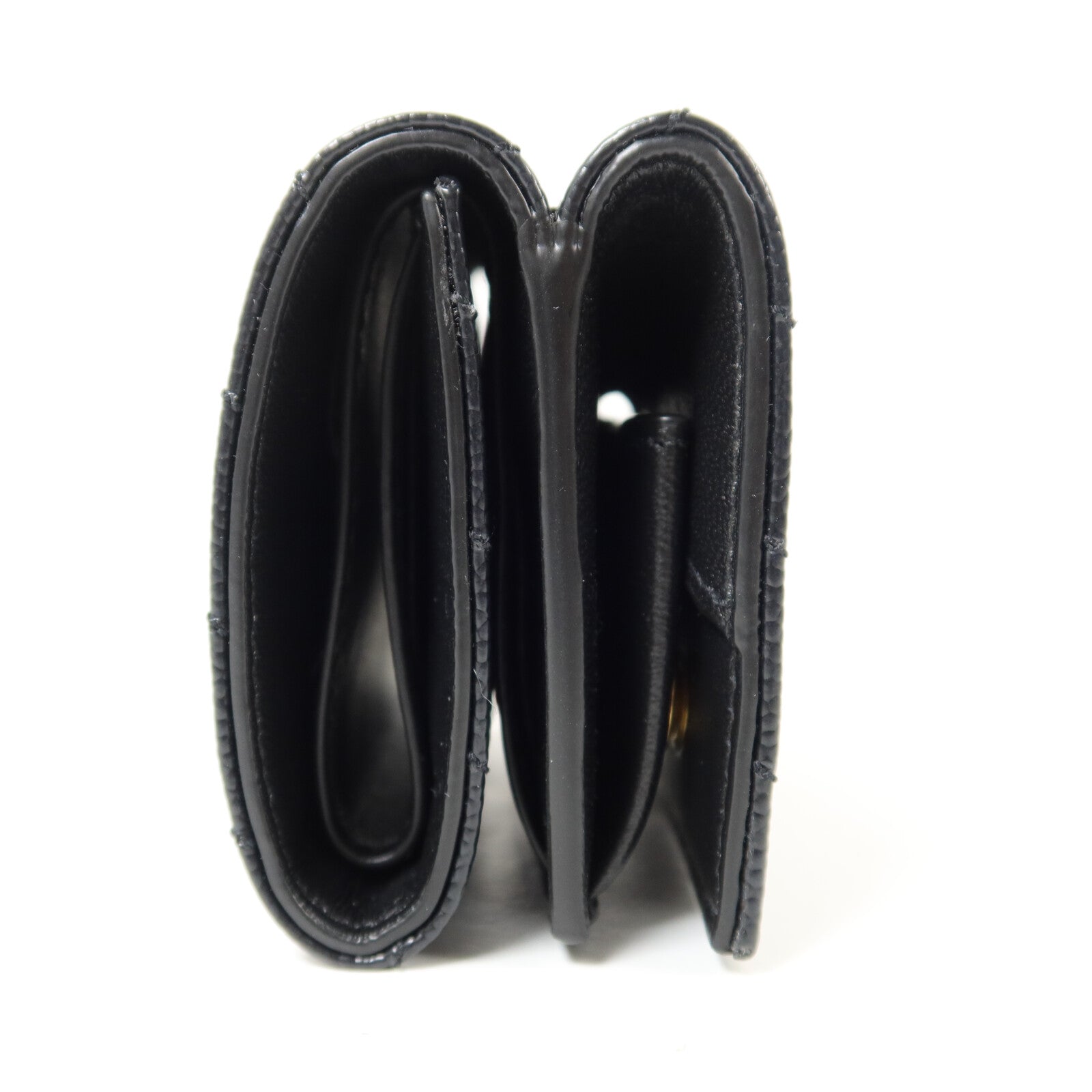 SAINT LAURENT 牛皮皮革Cassandre Matelasse Origami Tiny Wallet錢包